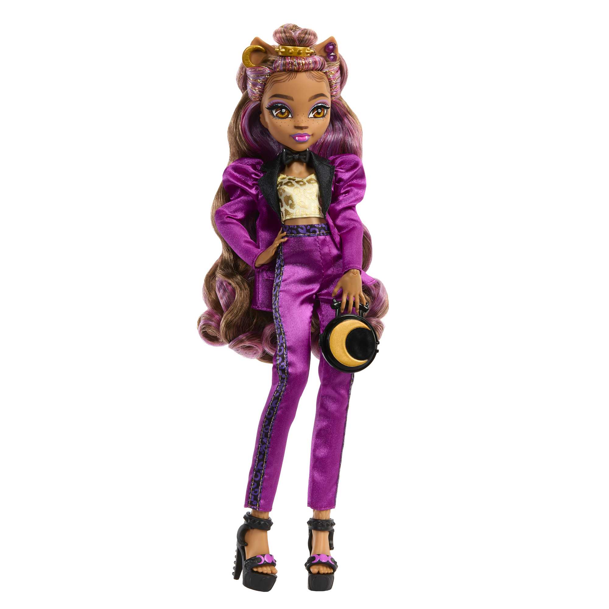 Monster High Bal des Monstres Clawdeen Wolf, Tenue de Soirée, Acc.