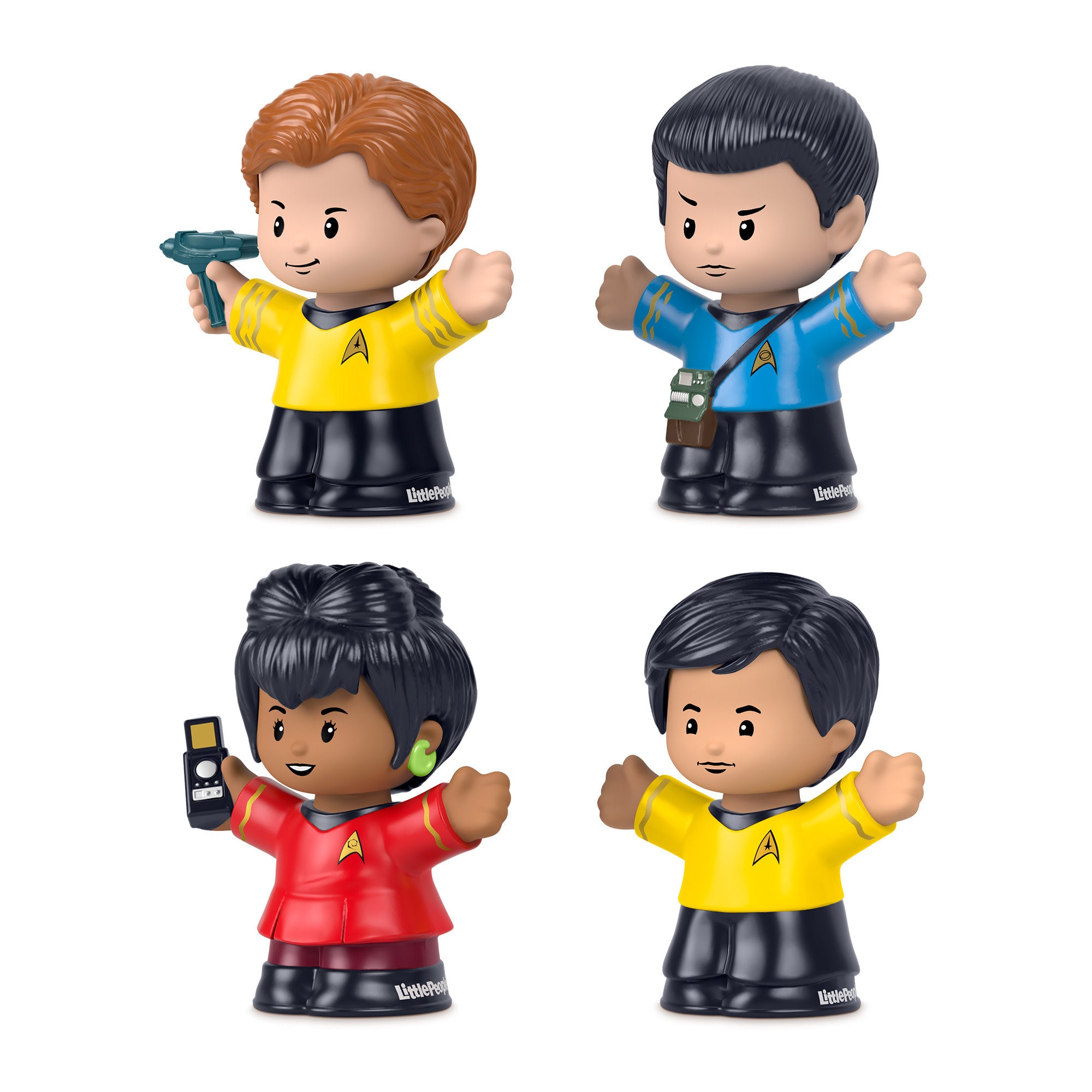 Little People Collector Star Trek Special Edition Set For Fans, 4 Figures In Gift Package