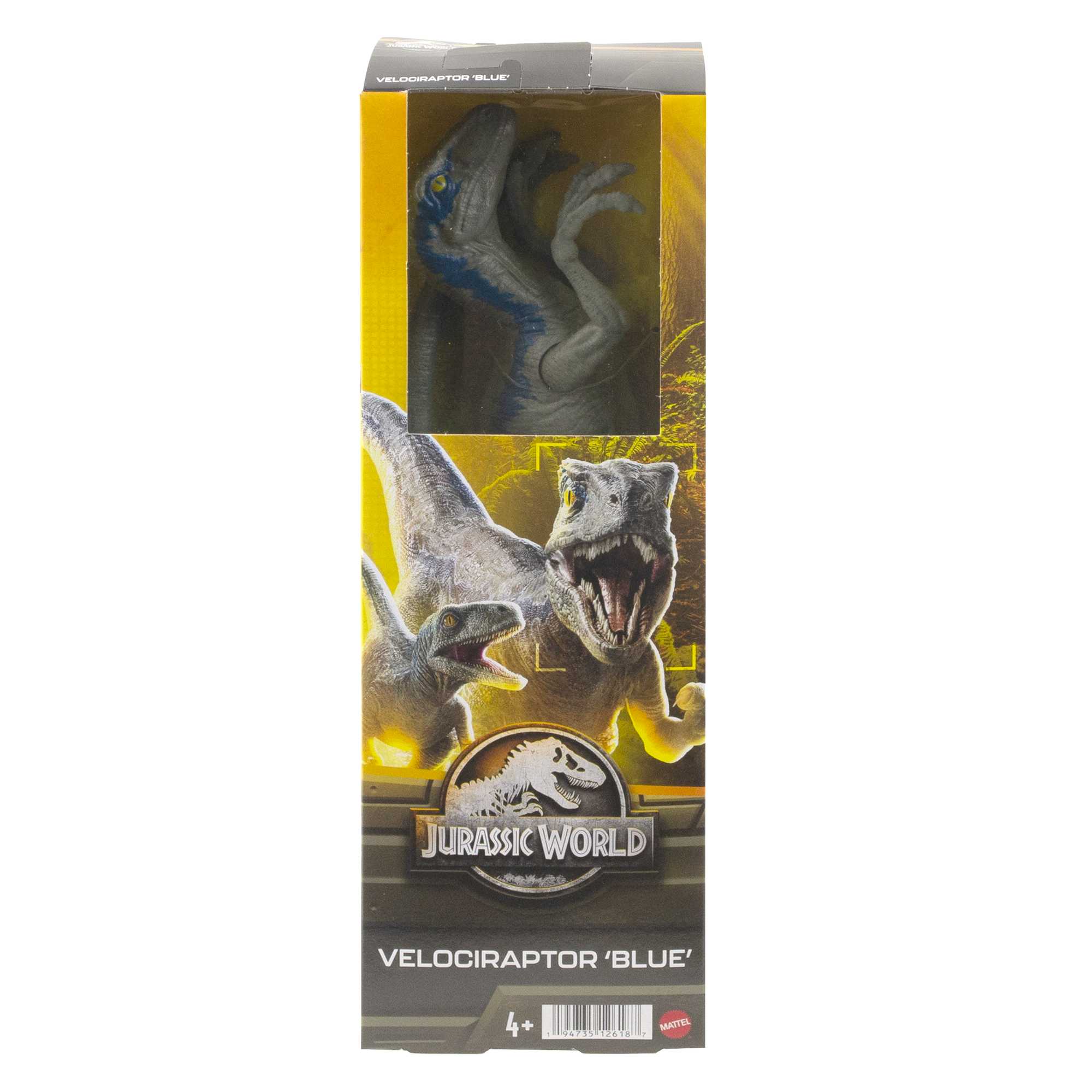 Jurassic World Dinosaurio de Juguete Velociraptor Blue Figura de 12’’
