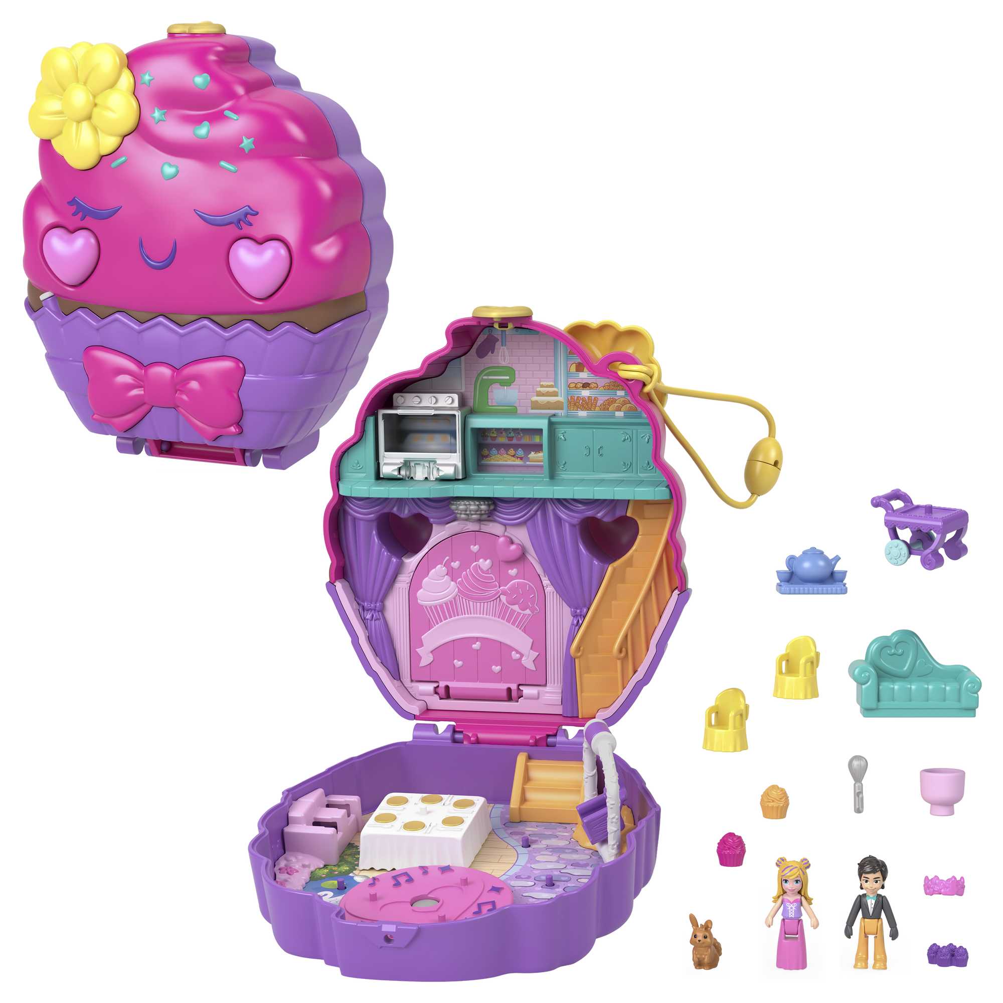 Polly Pocket Mini Toys | Something Sweet Cupcake Compact