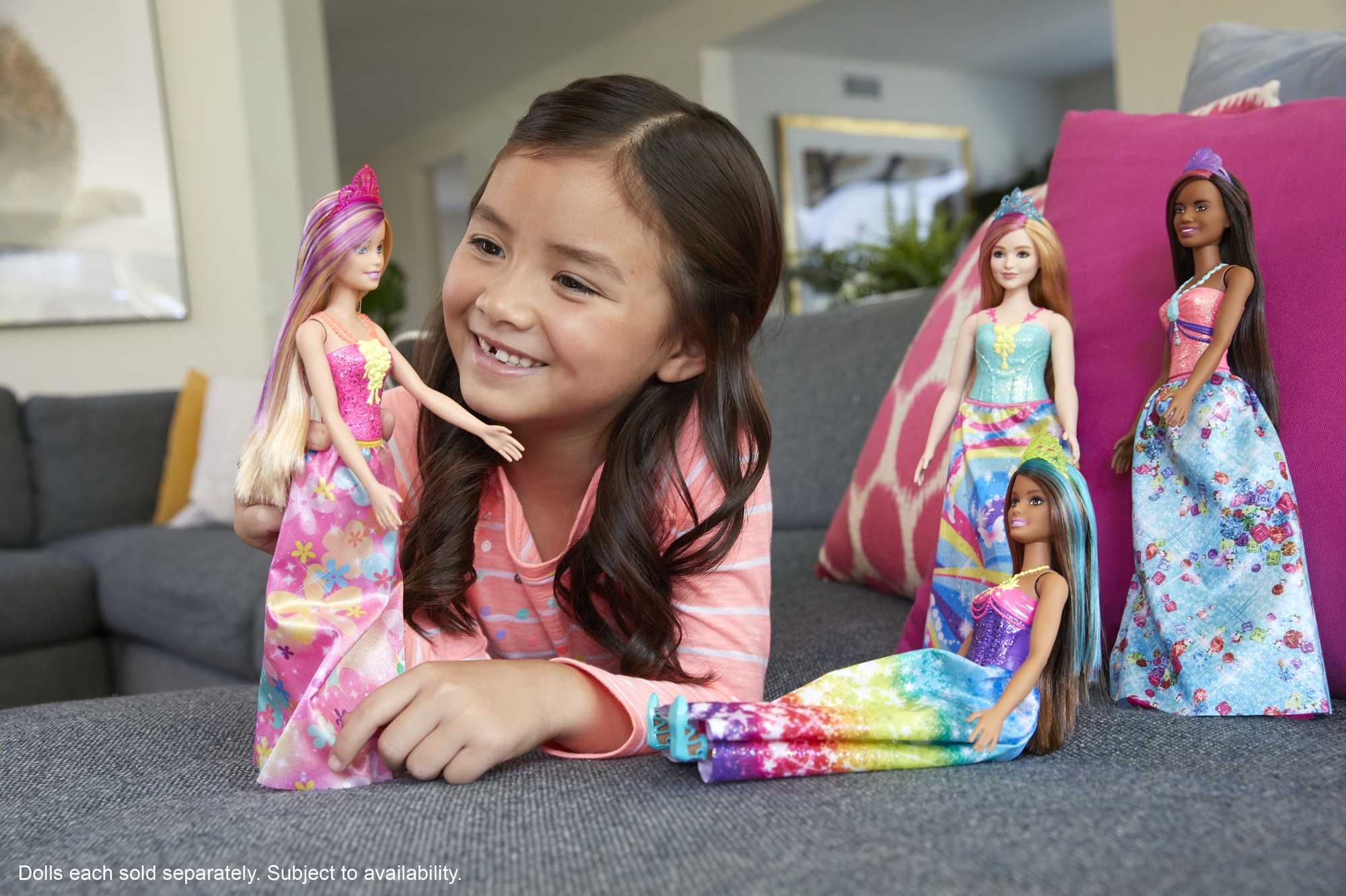 Barbie Dreamtopia Muñeca Real Corona Rosa