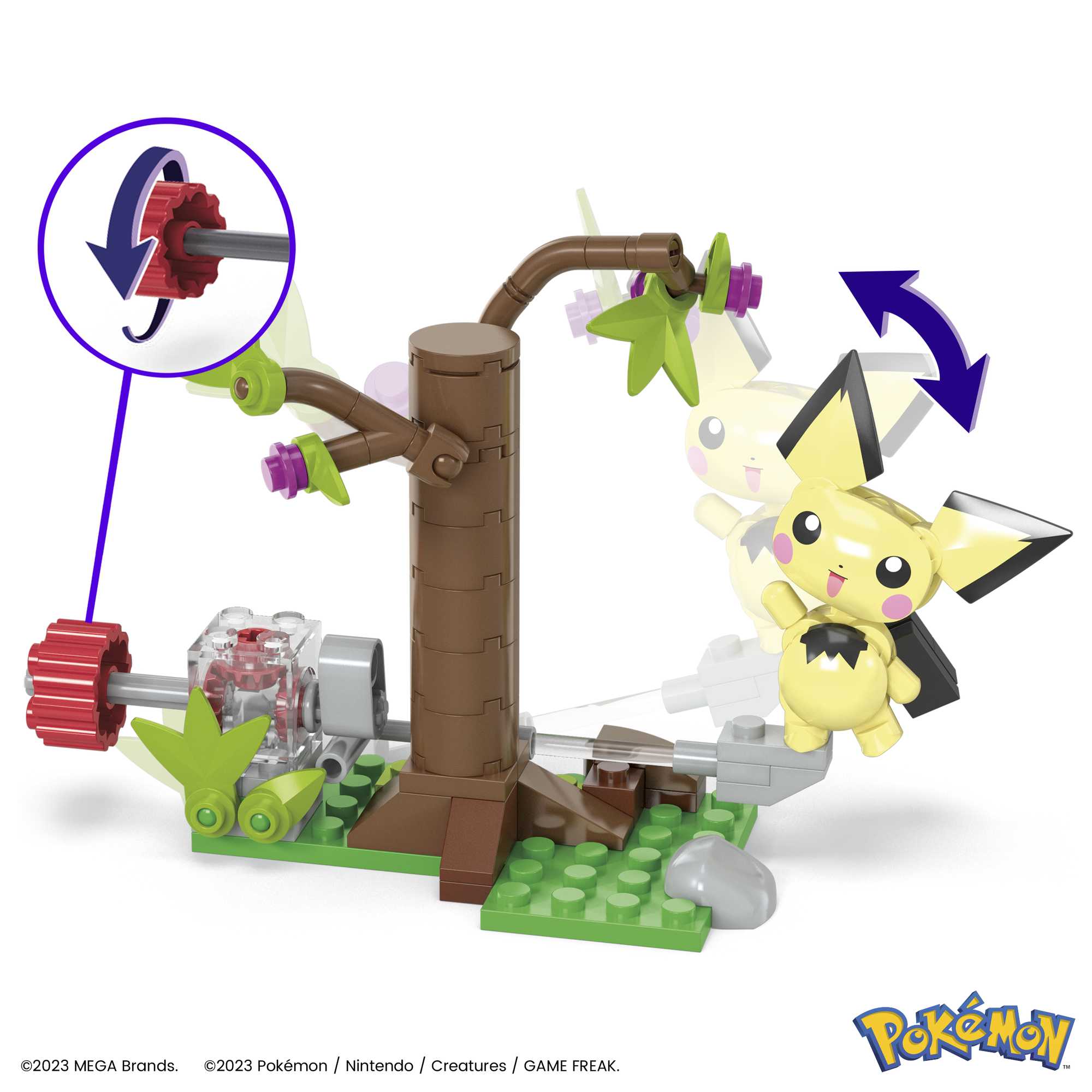 MEGA Pokémon Coffret La Cueillette de Pichu, 1 Figurine (84 Pièces)