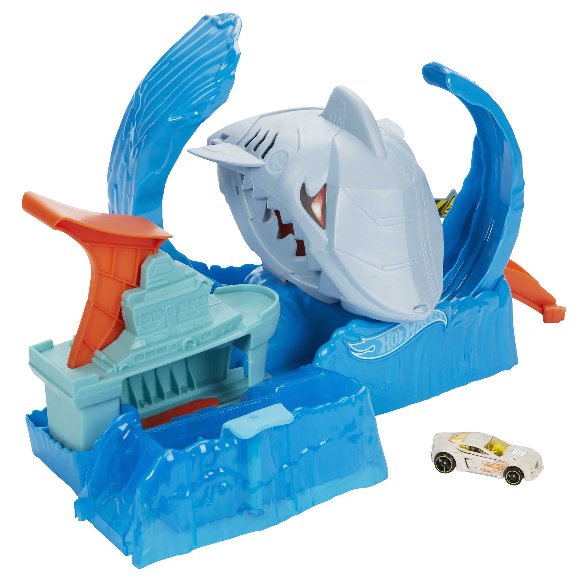 Hot Wheels Robo Shark Frenzy Play Set | Mattel