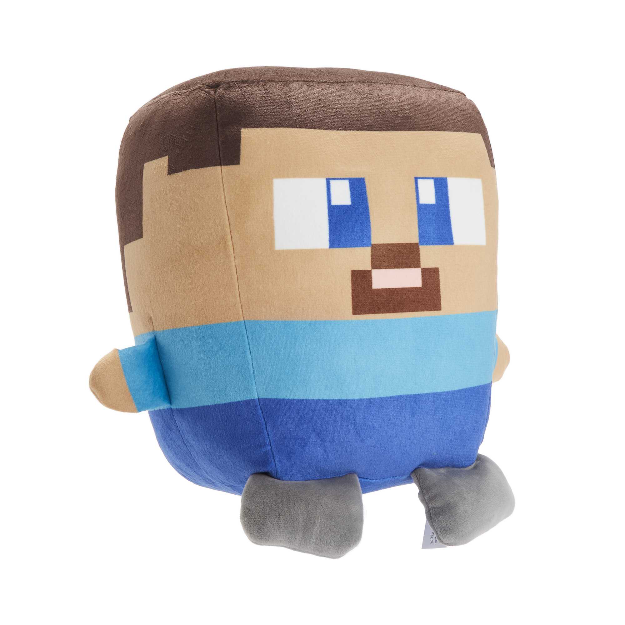 Minecraft Cuutopia 10-In Steve Plush Character Pillow Doll, Collectible Toy
