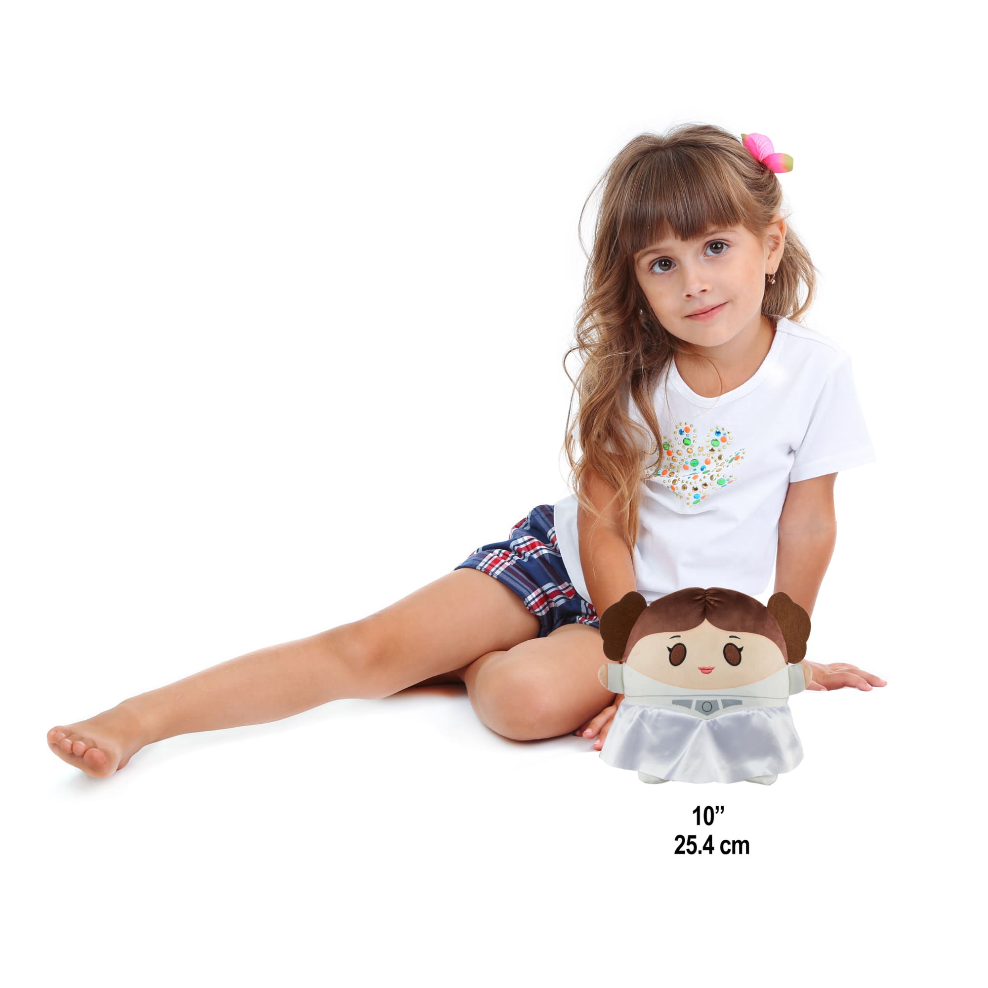 Star Wars Cuutopia Plush Princess Leia 10 in Soft Doll MATTEL