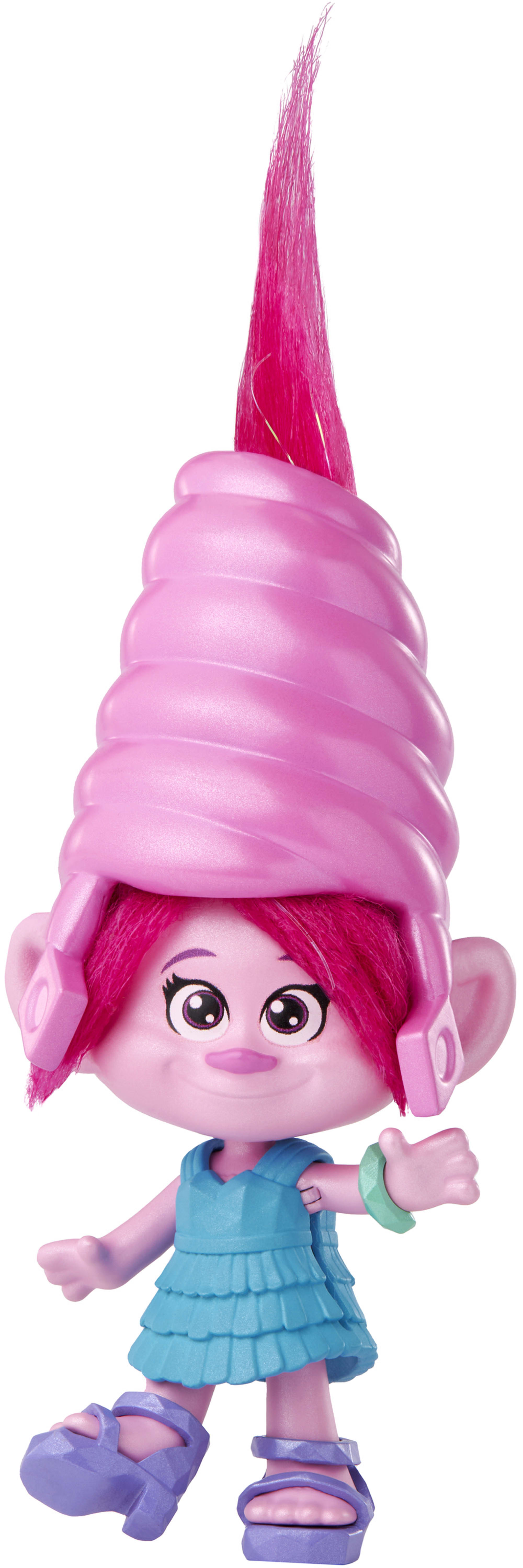 Dreamworks Trolls Band Together Garde-Robe Échevelée, Reine Poppy