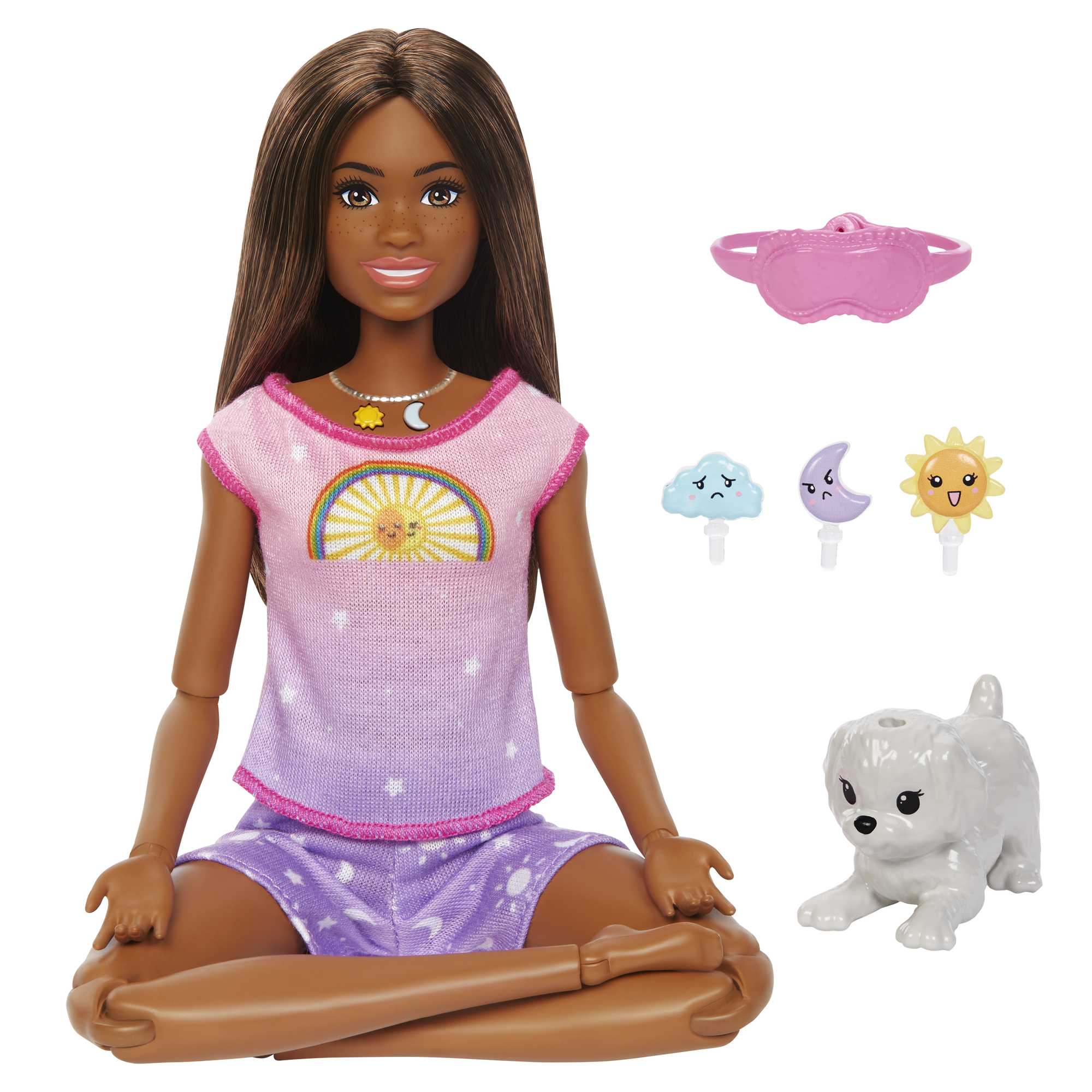Barbie Meditation Doll, Brunette Rise and Relax