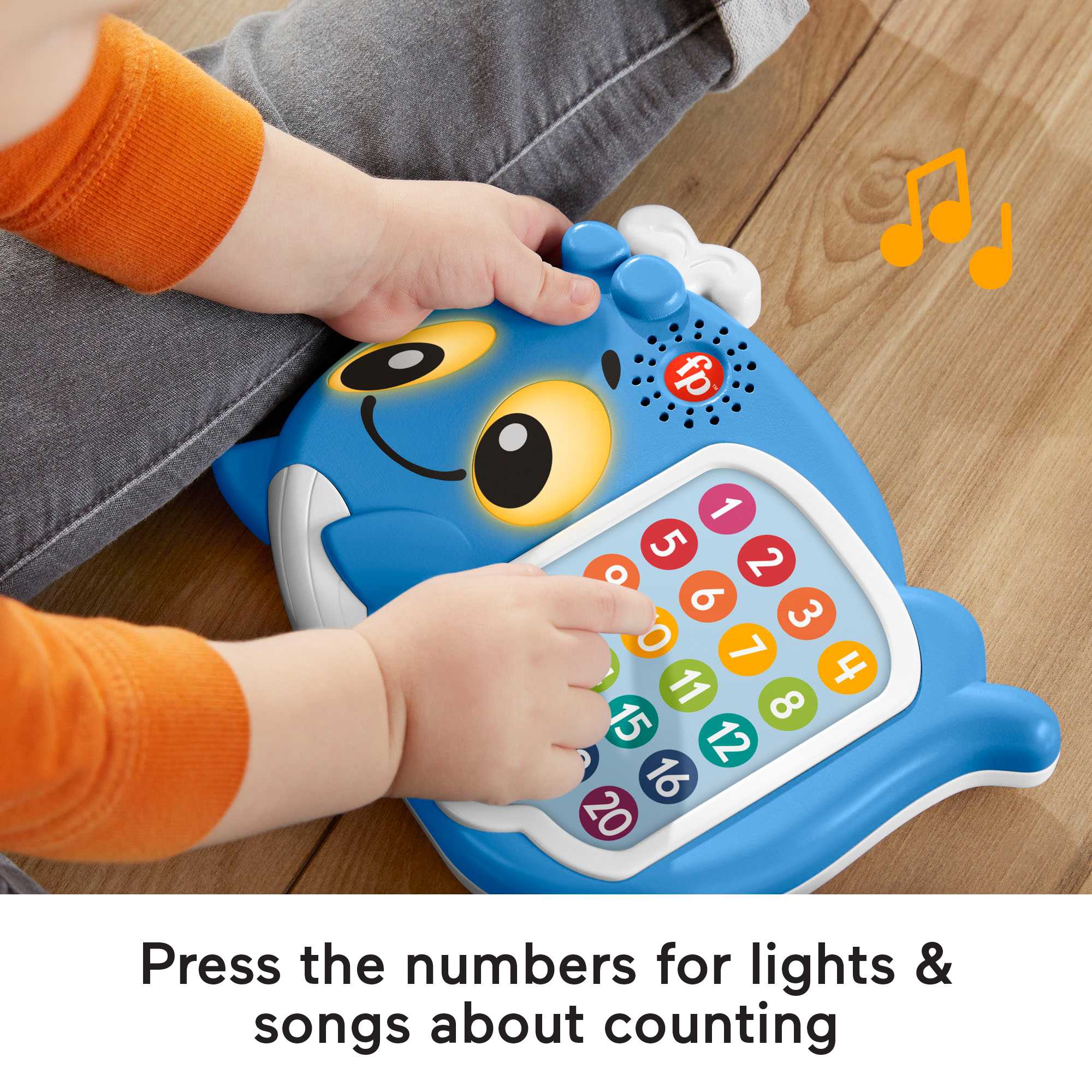 Linkimals 1-20 Count & Quiz Whale Toddler Toy | Mattel