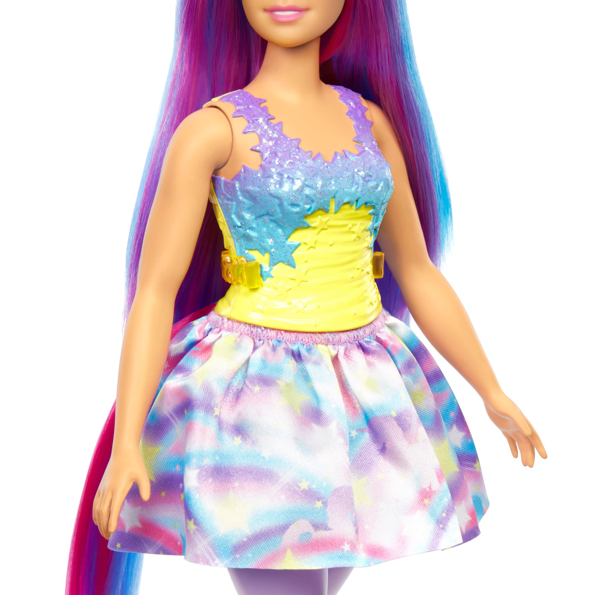 Barbie Fantasia Boneca Unicórnio Chifre Azul