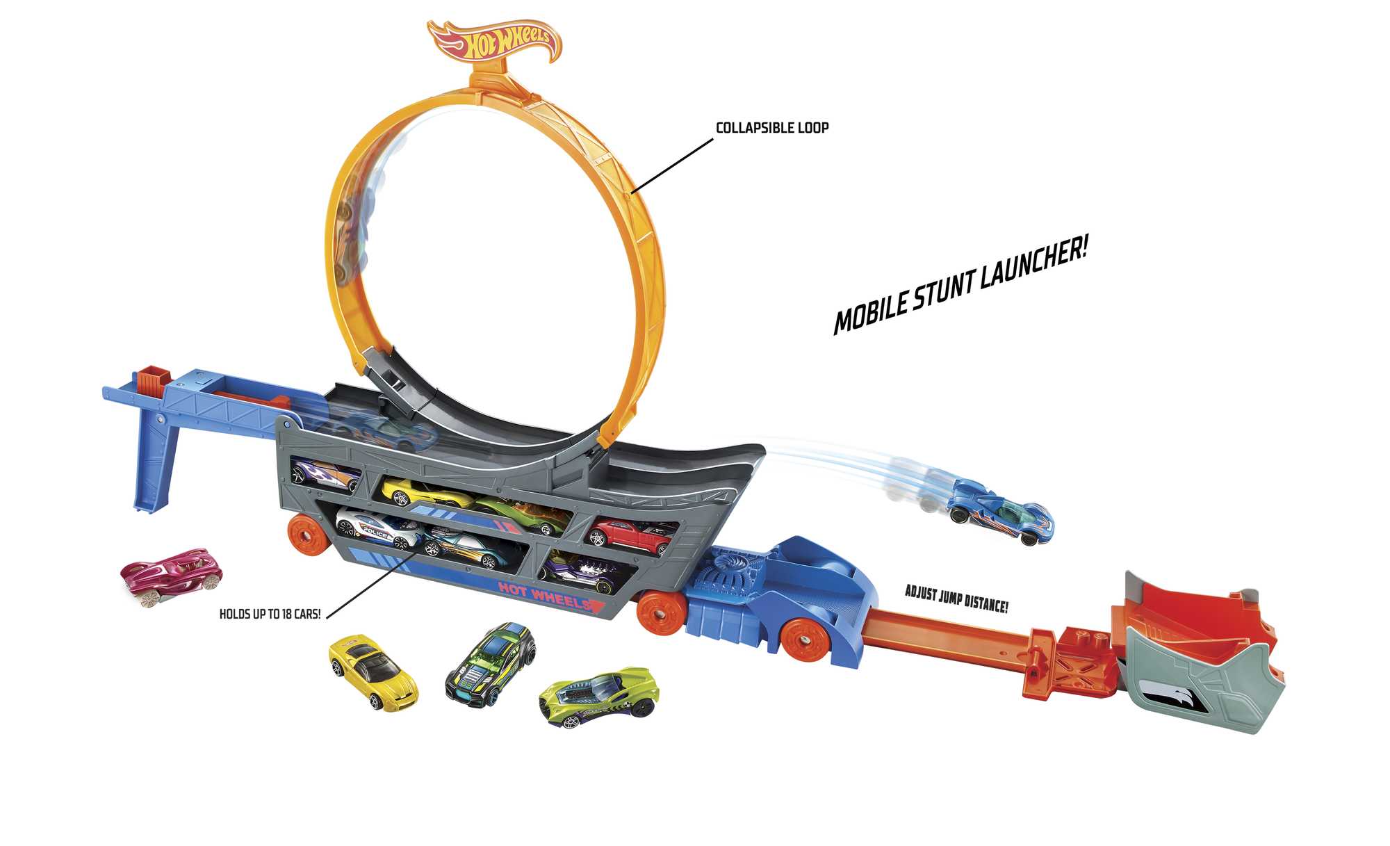 Hot Wheels Stunt & Go Track Set | Mattel