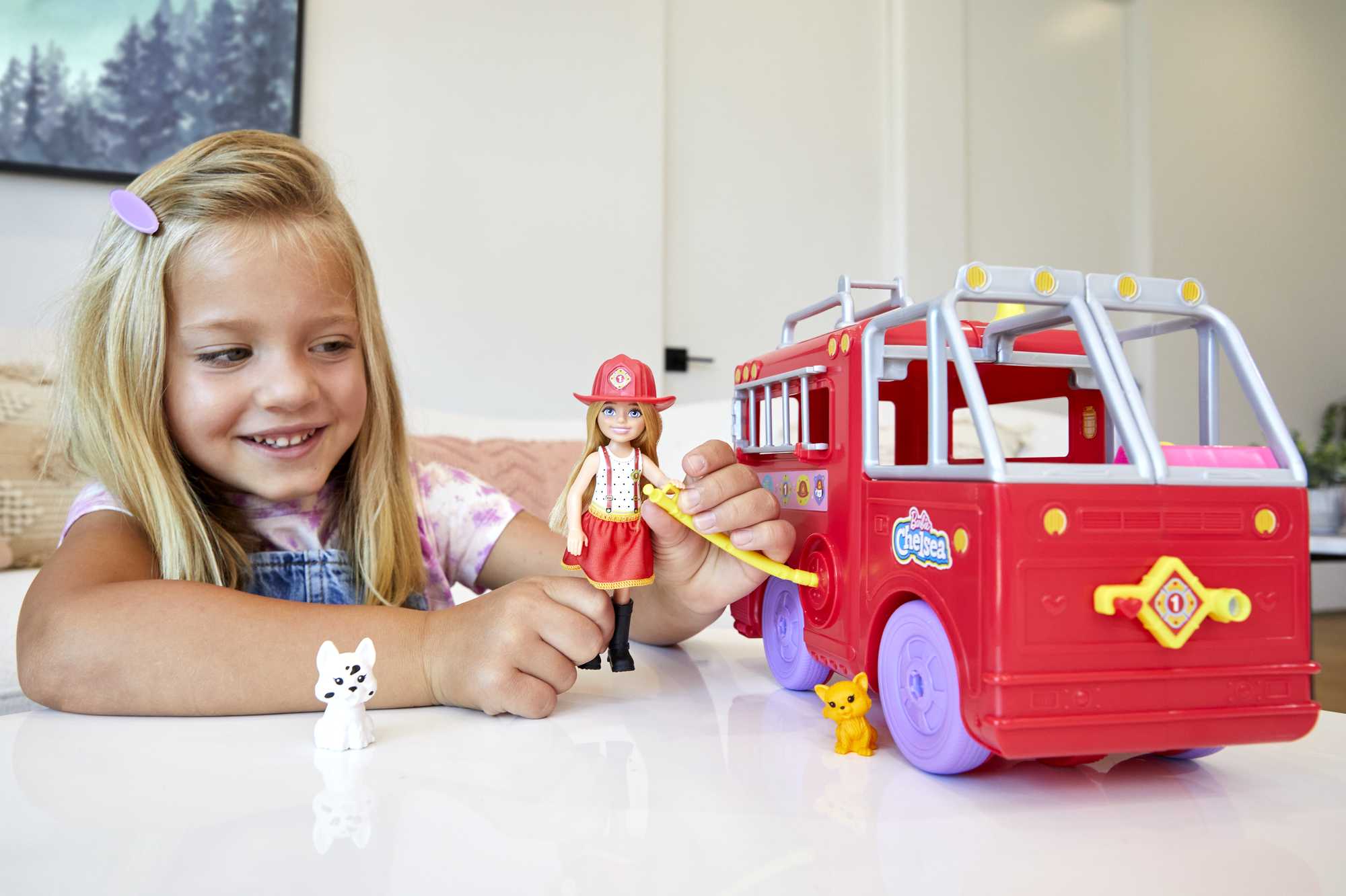 Barbie Chelsea Fire Truck Vehicle | Mattel