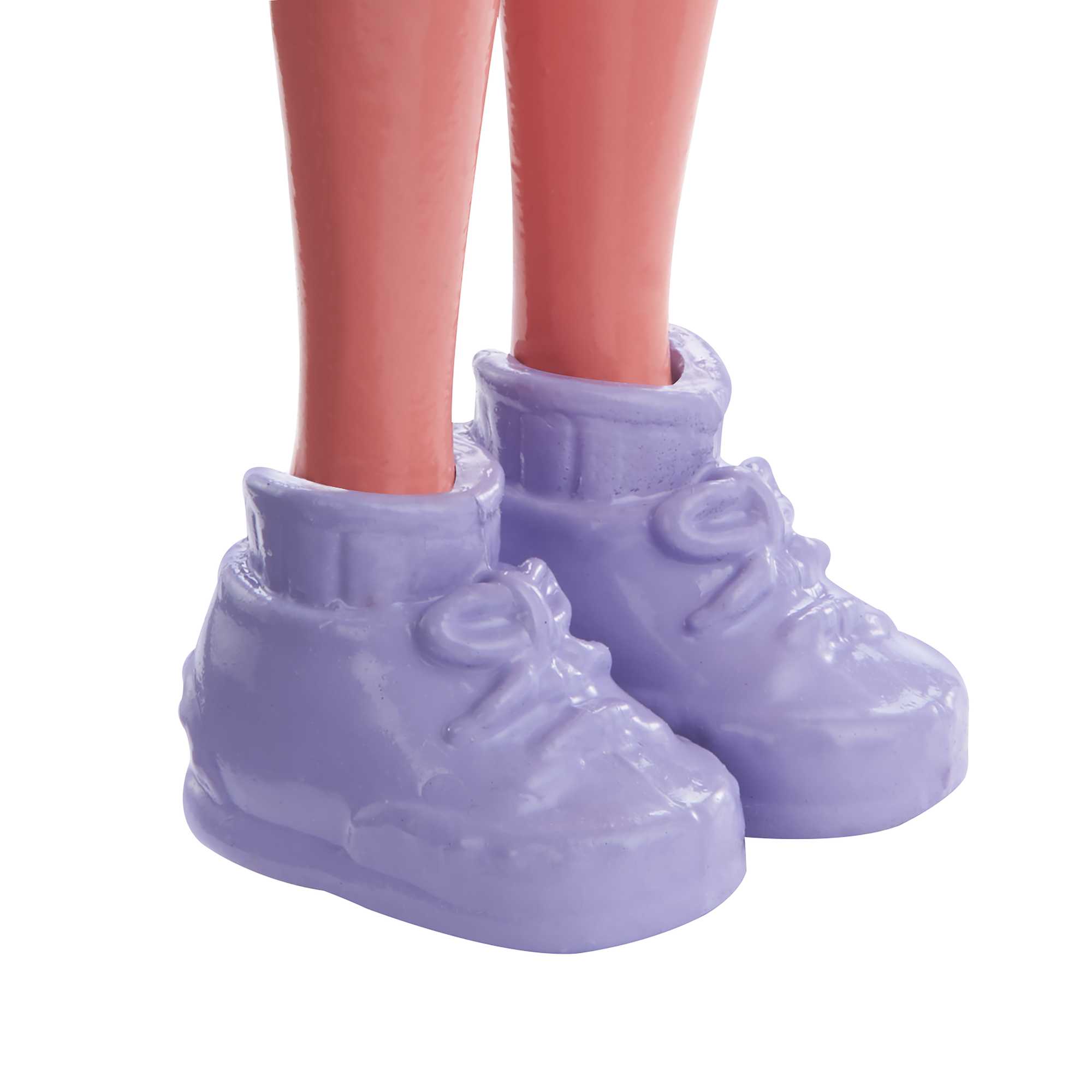 Polly Pocket Muñeca Hoodie Amigos Lila Perrito