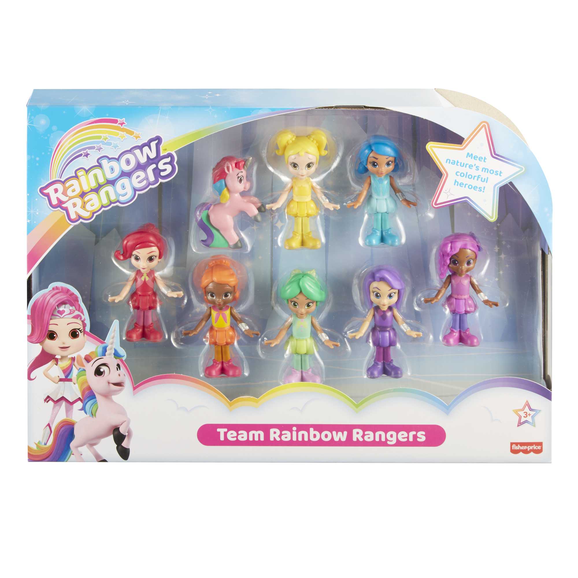 Fisher-Price Rainbow Rangers Team Rainbow Rangers