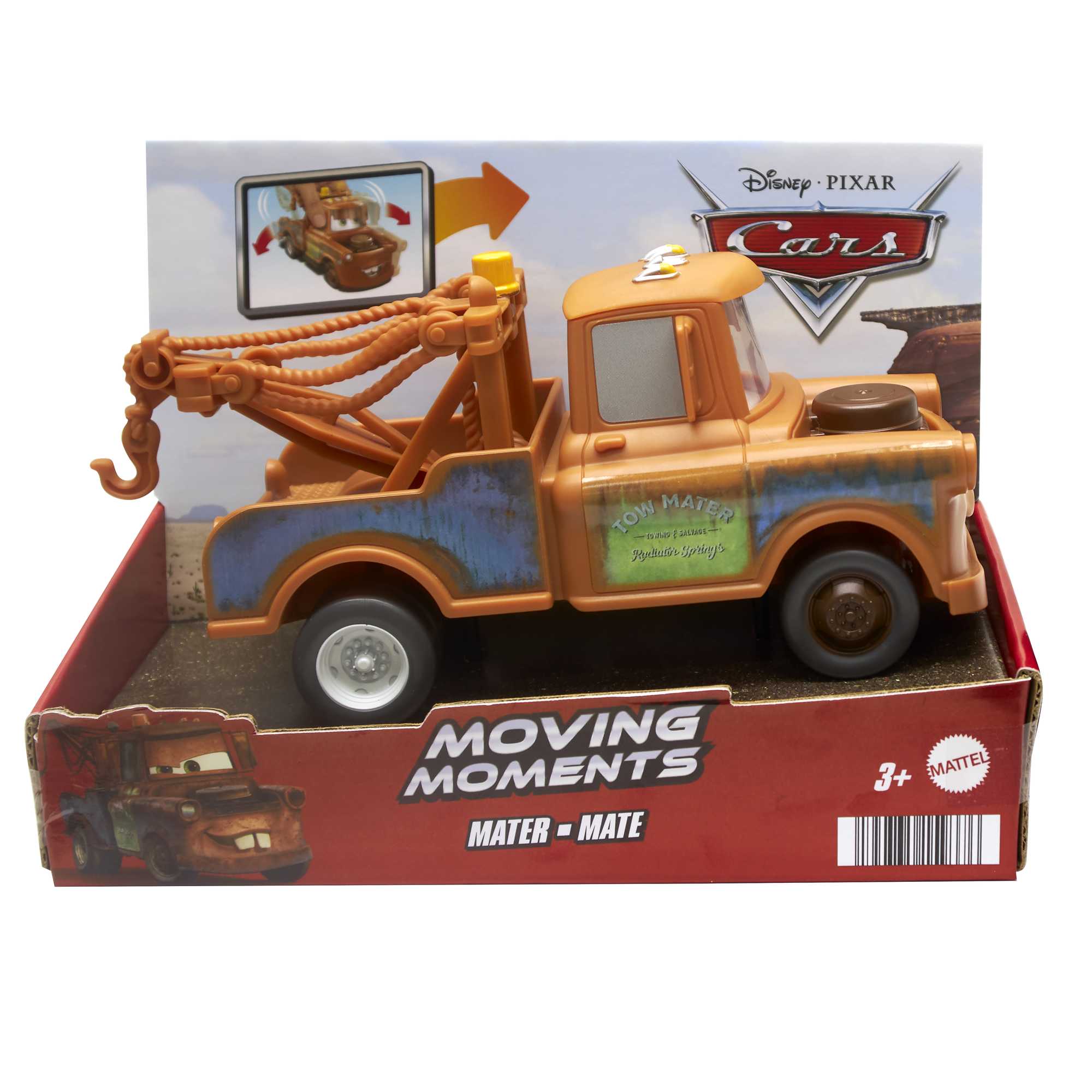 Disney · Pixar-Cars-Voiture Martin en Mouvement Yeux et Bouche Mobiles