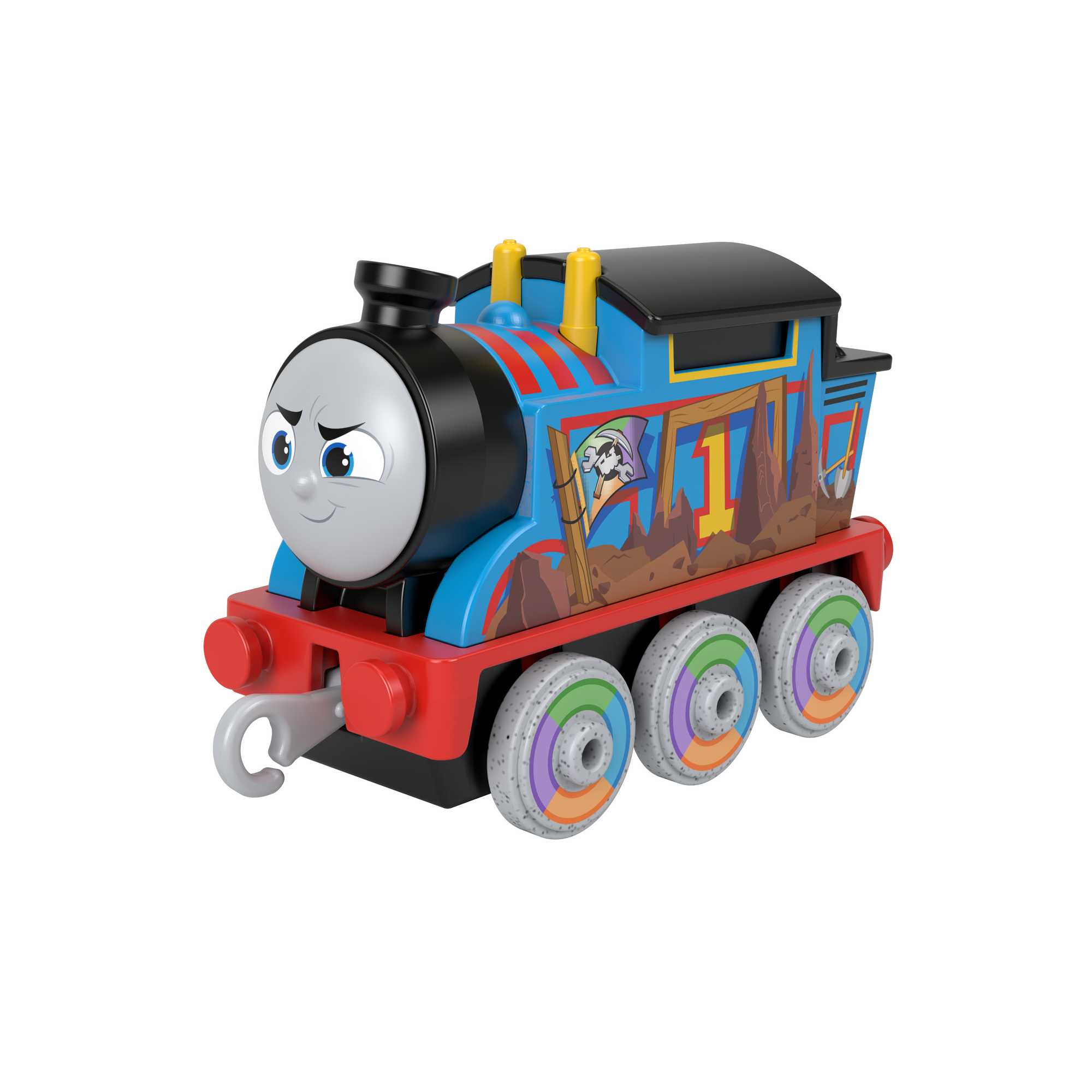 Thomas e Seus Amigos Veículo de Brinquedo Trem Metalizado Thomas O Misterio Da Montanha Da Vista