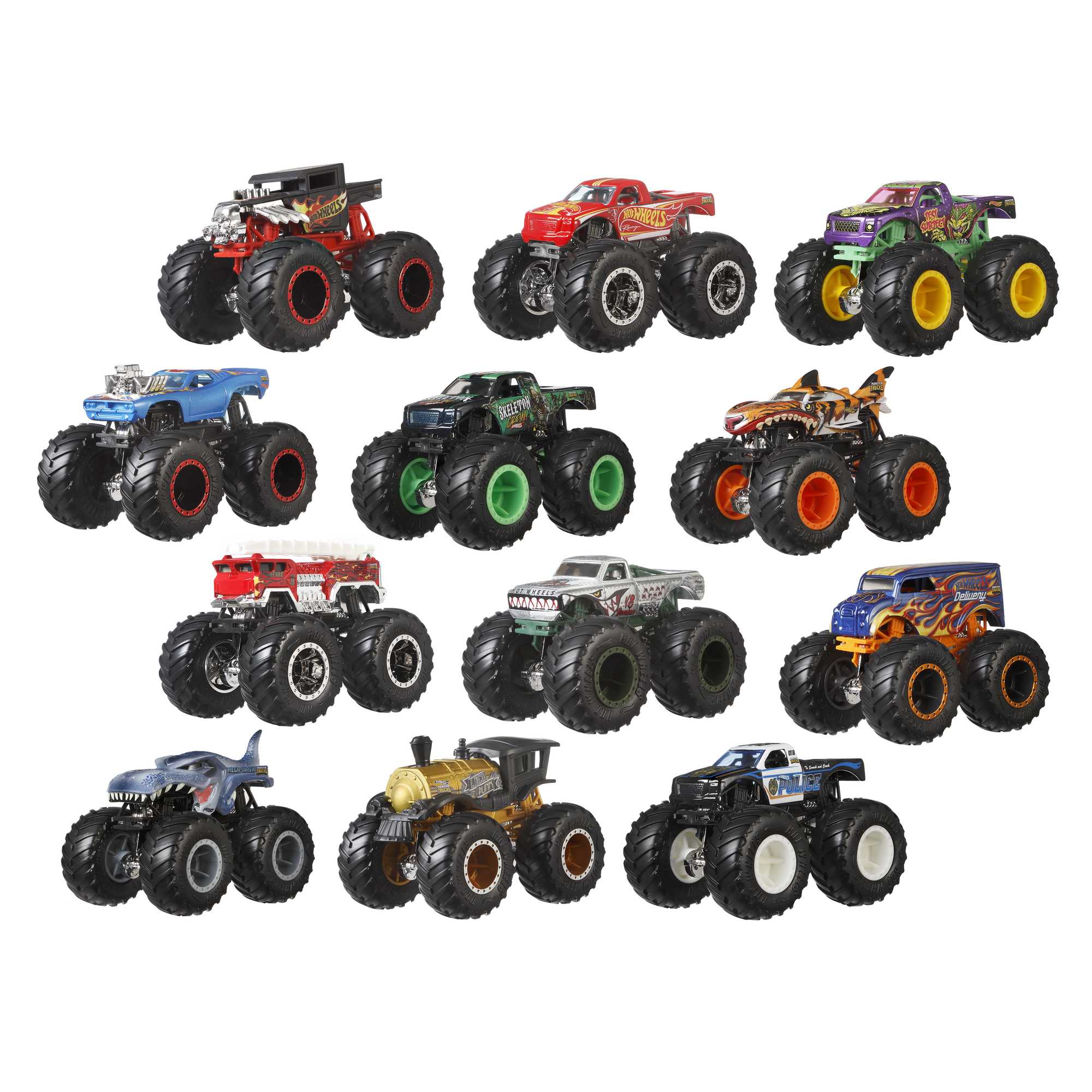 Hot Wheels Monster Trucks Ultimate Chaos 12Pk 1 Vehicle