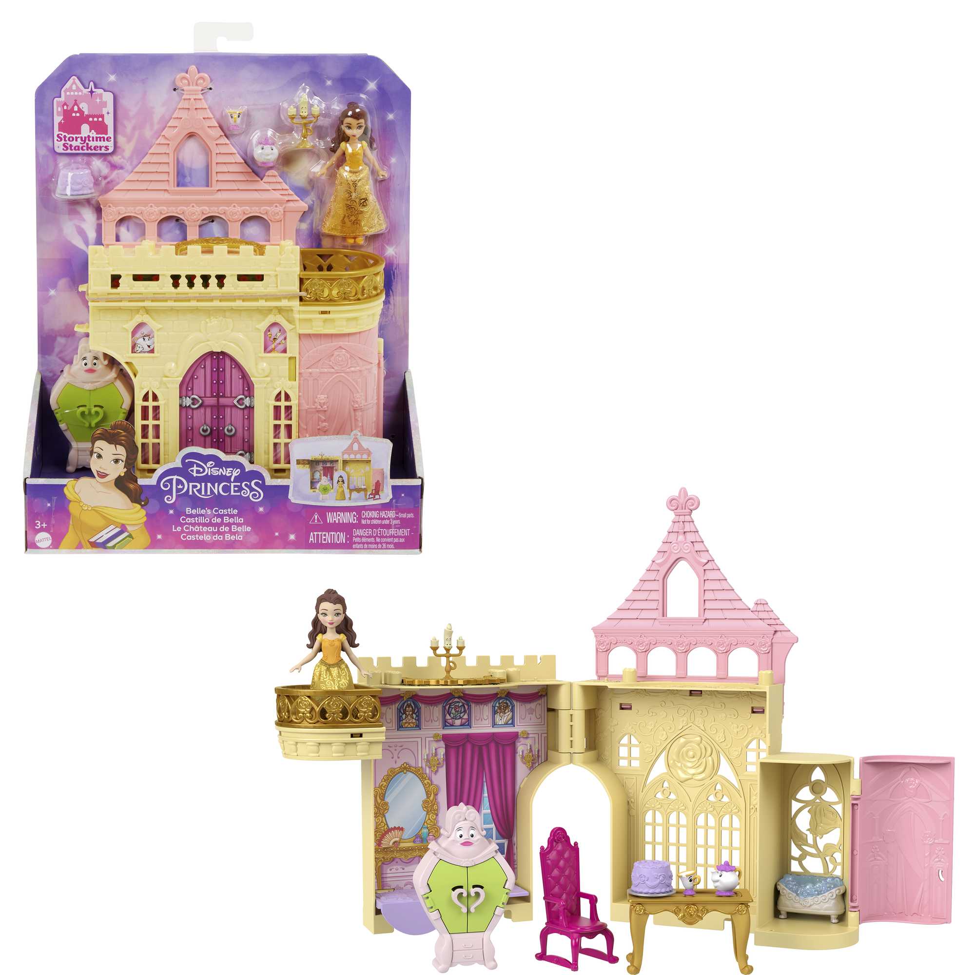 Disney-Princesses Disney-Le Château de Belle-Coffret | Mattel