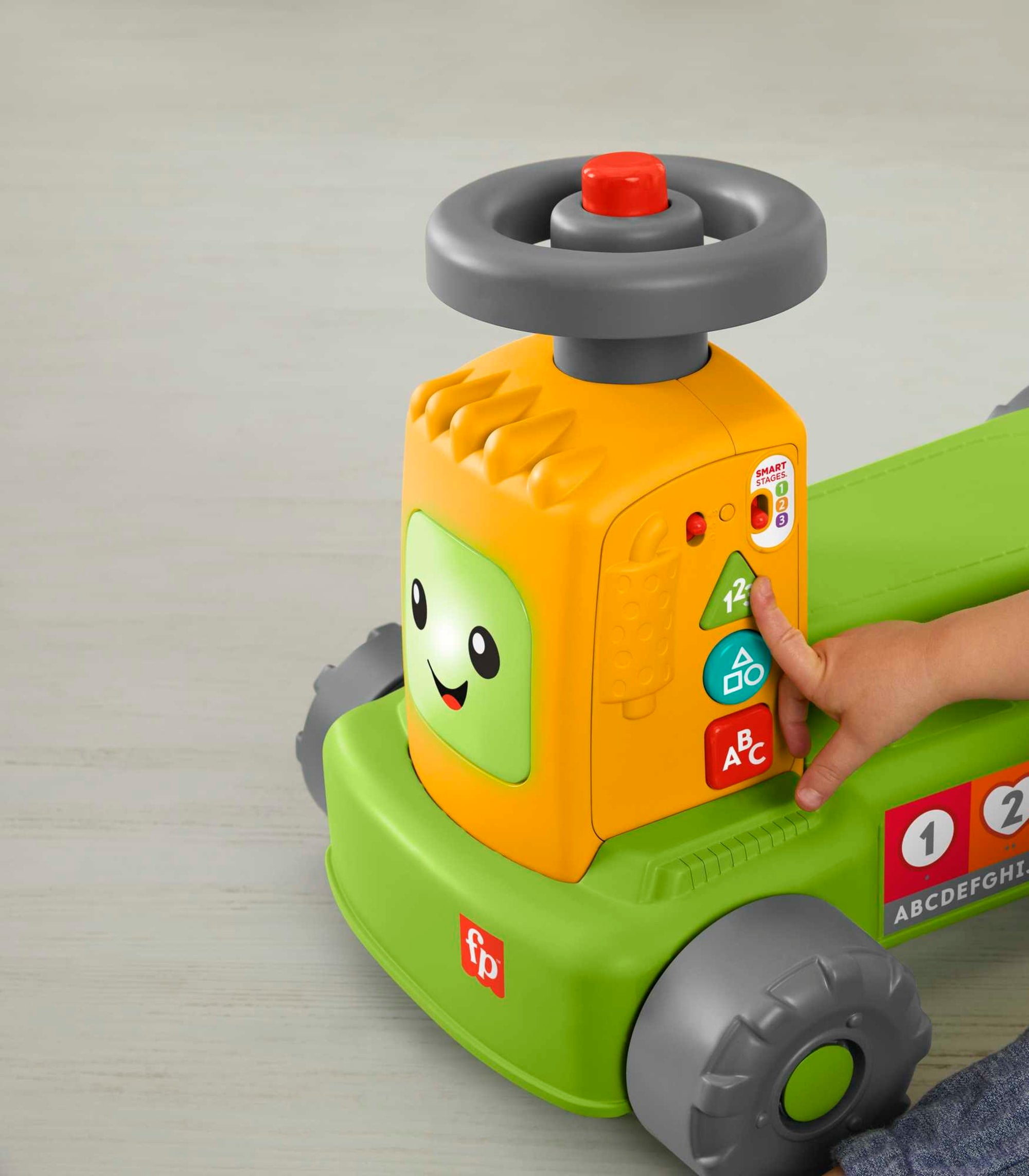 Fisher-Price Rires et Éveil Tracteur de La Ferme Au Marché 4-en-1