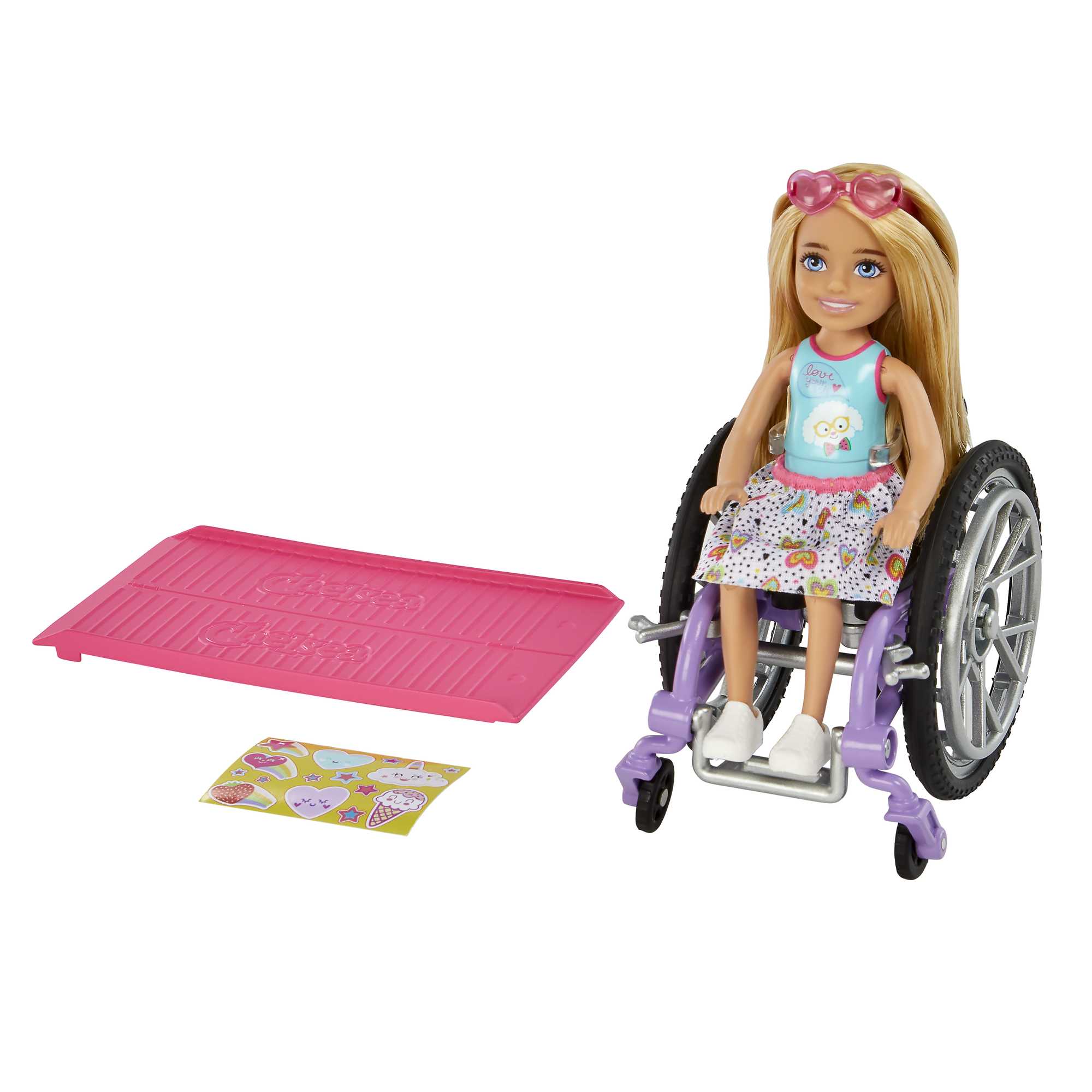 Barbie Club Chelsea Doll (6-inch Blonde) with Open-Top Rainbow  Unicorn-Themed Car, Pet Puppy, Sticker Sheet & Accessories, For 3 to 7 Year  Olds