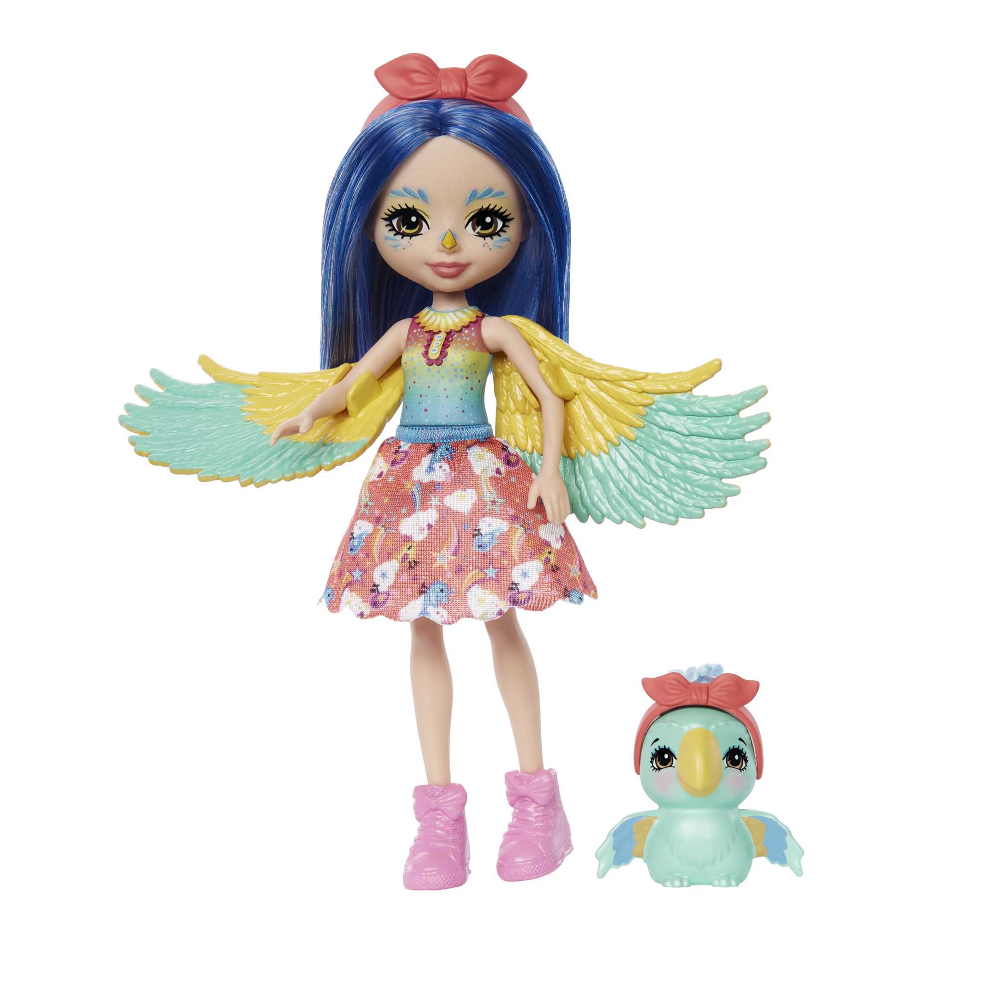 Enchantimals Muñeca Prita Parakeet & Flutter