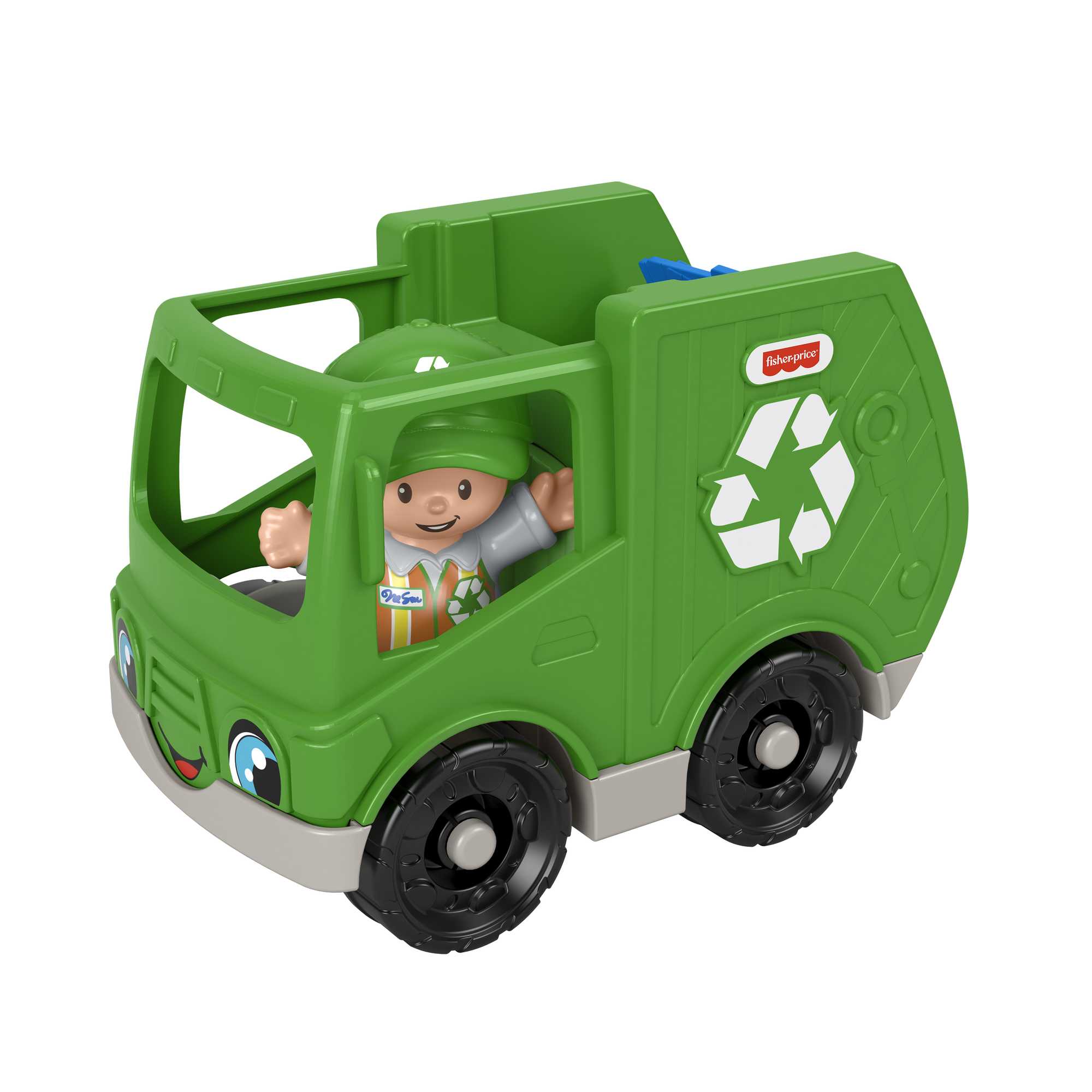 Fisher-Price Little People Brinquedo para Bebês Caminhão de Reciclagem