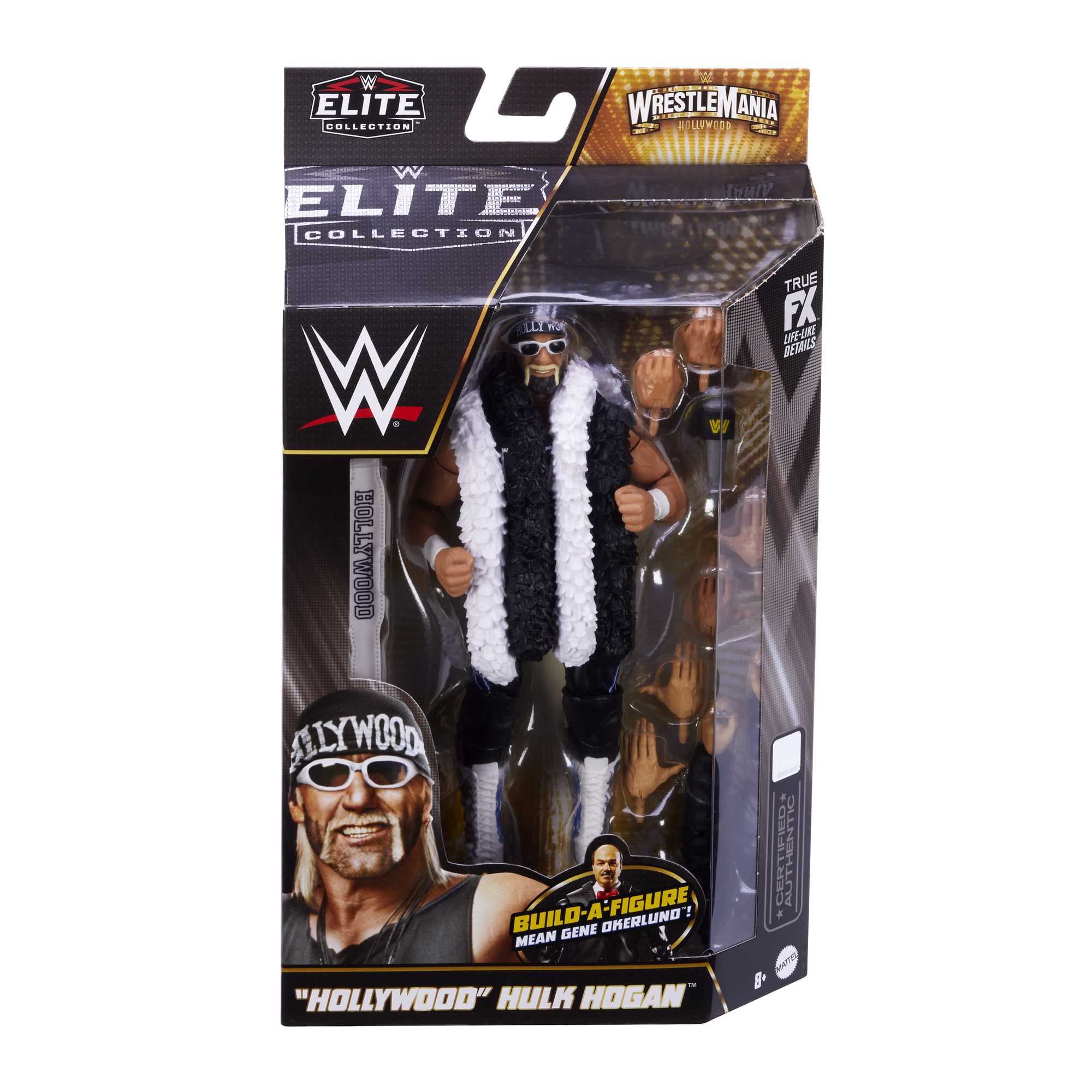 WWE Elite Action Figure Wrestlemania Hollywood Hogan With Build-A-Figure