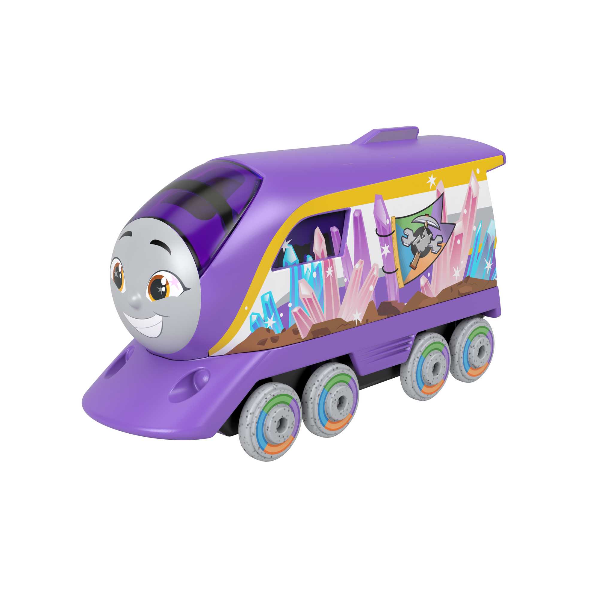 Thomas e Seus Amigos Veículo de Brinquedo Trem Metalizado Kana O Misterio Da Montanha Da Vista