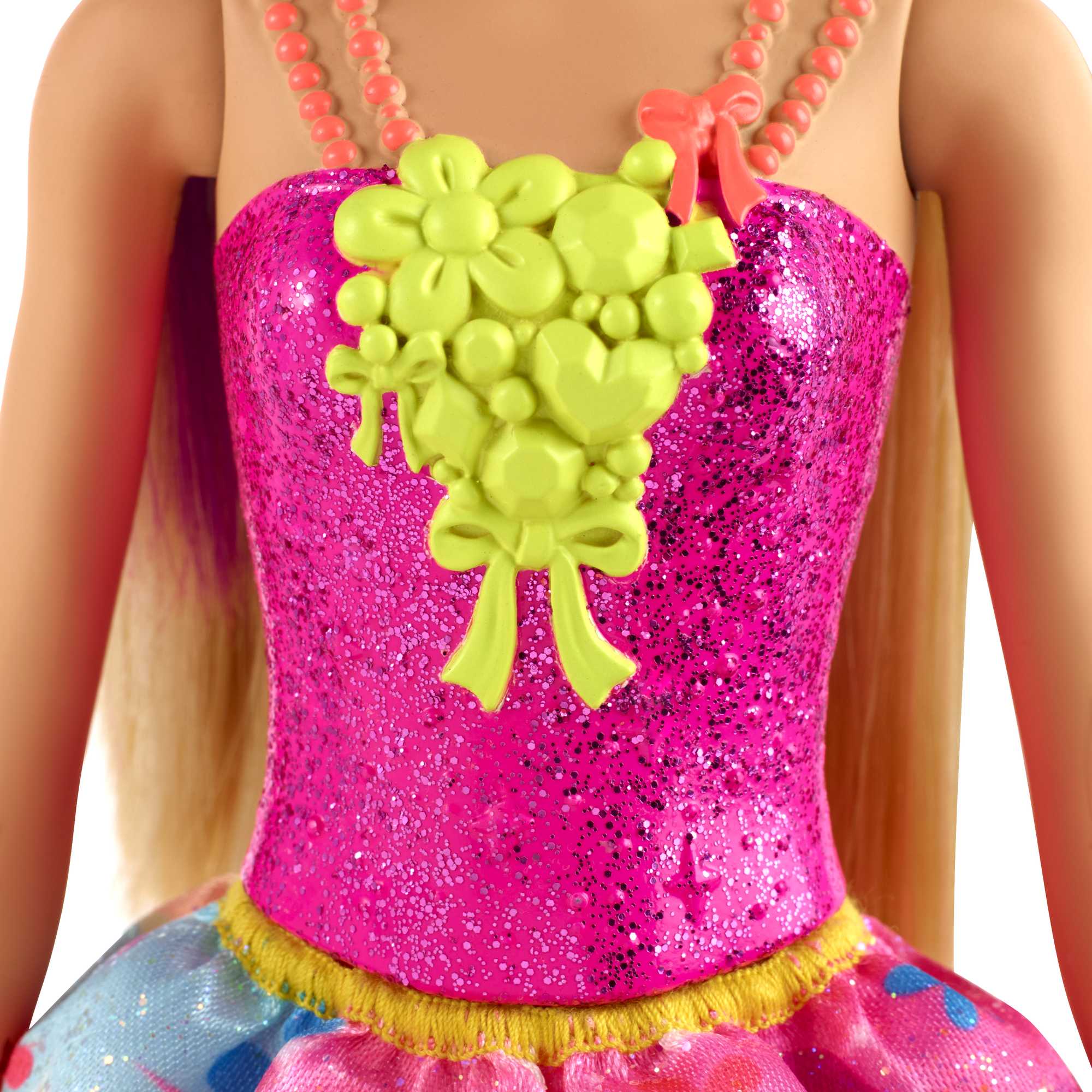 Barbie Dreamtopia Muñeca Real Corona Rosa
