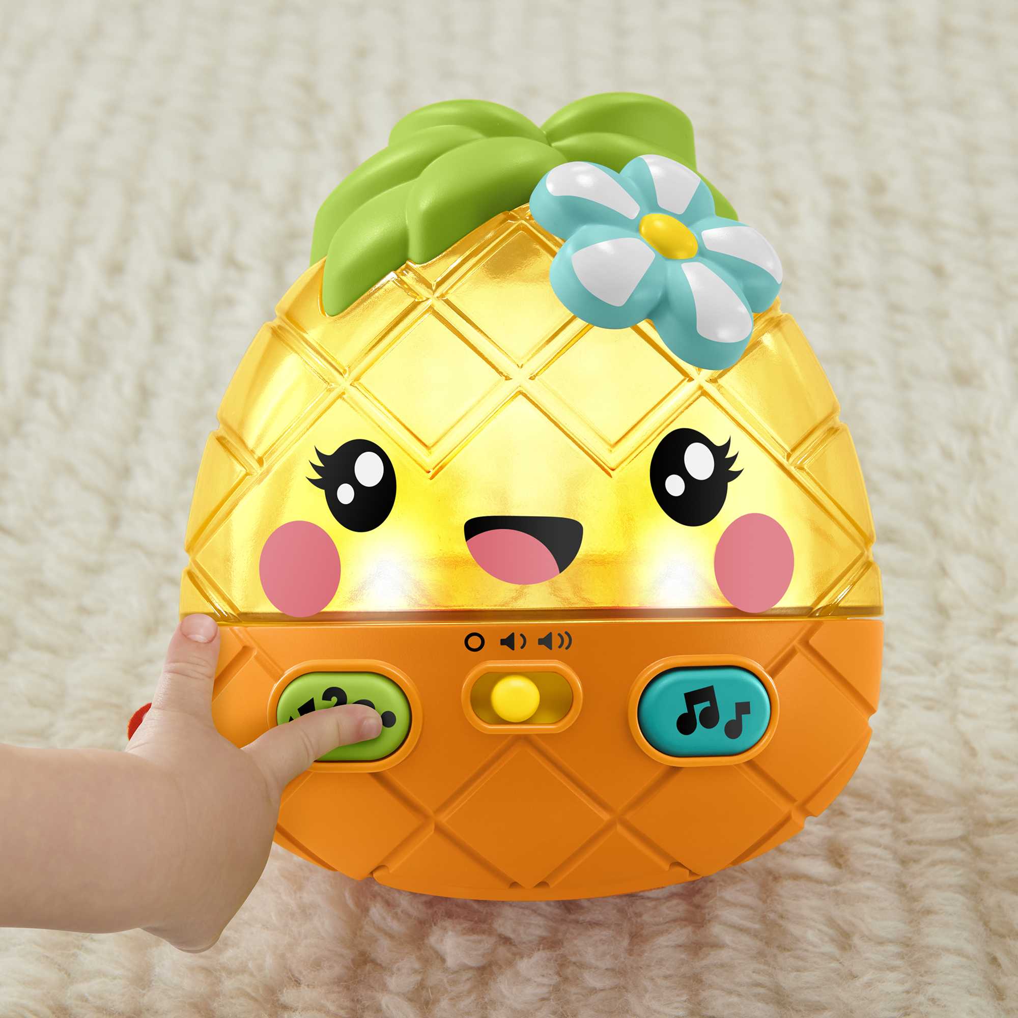 Fisher-Price Amis Merveilleux Ananas Mélodies et Lumières Magiques