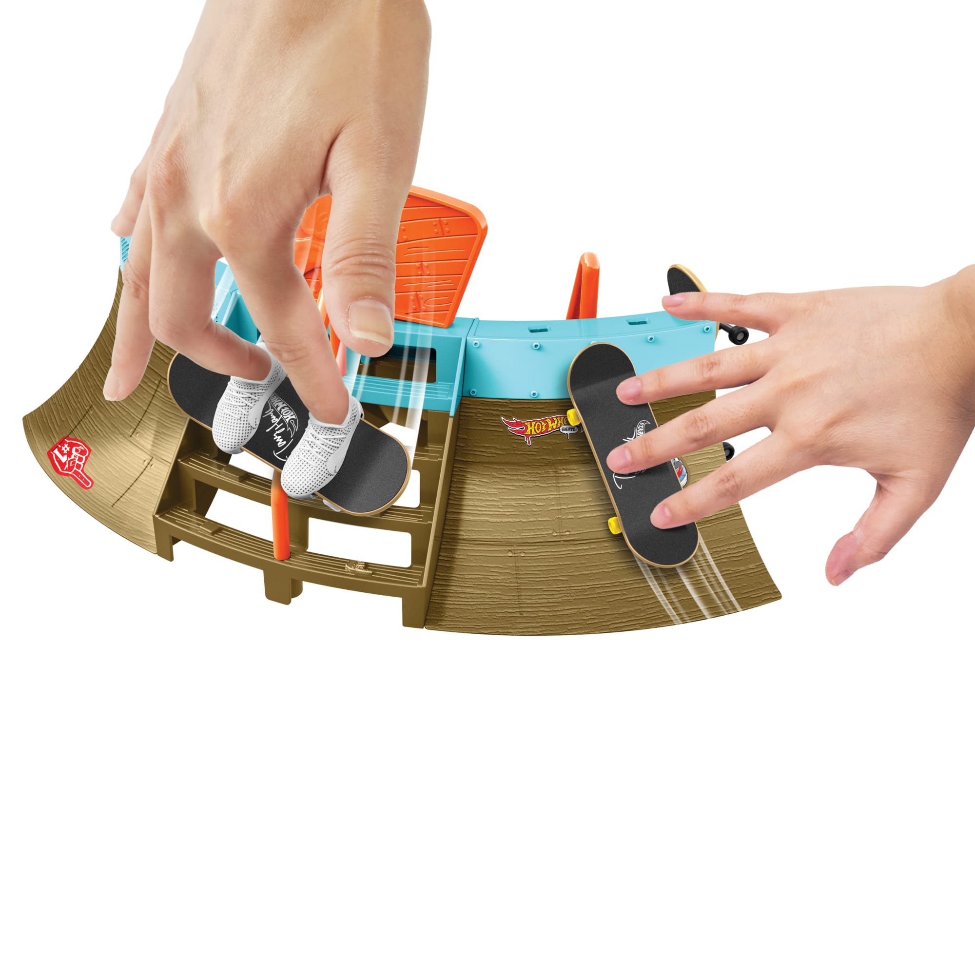 Hot Wheels Skate Planchodrome Stade, Planche Exclusive et Chaussures