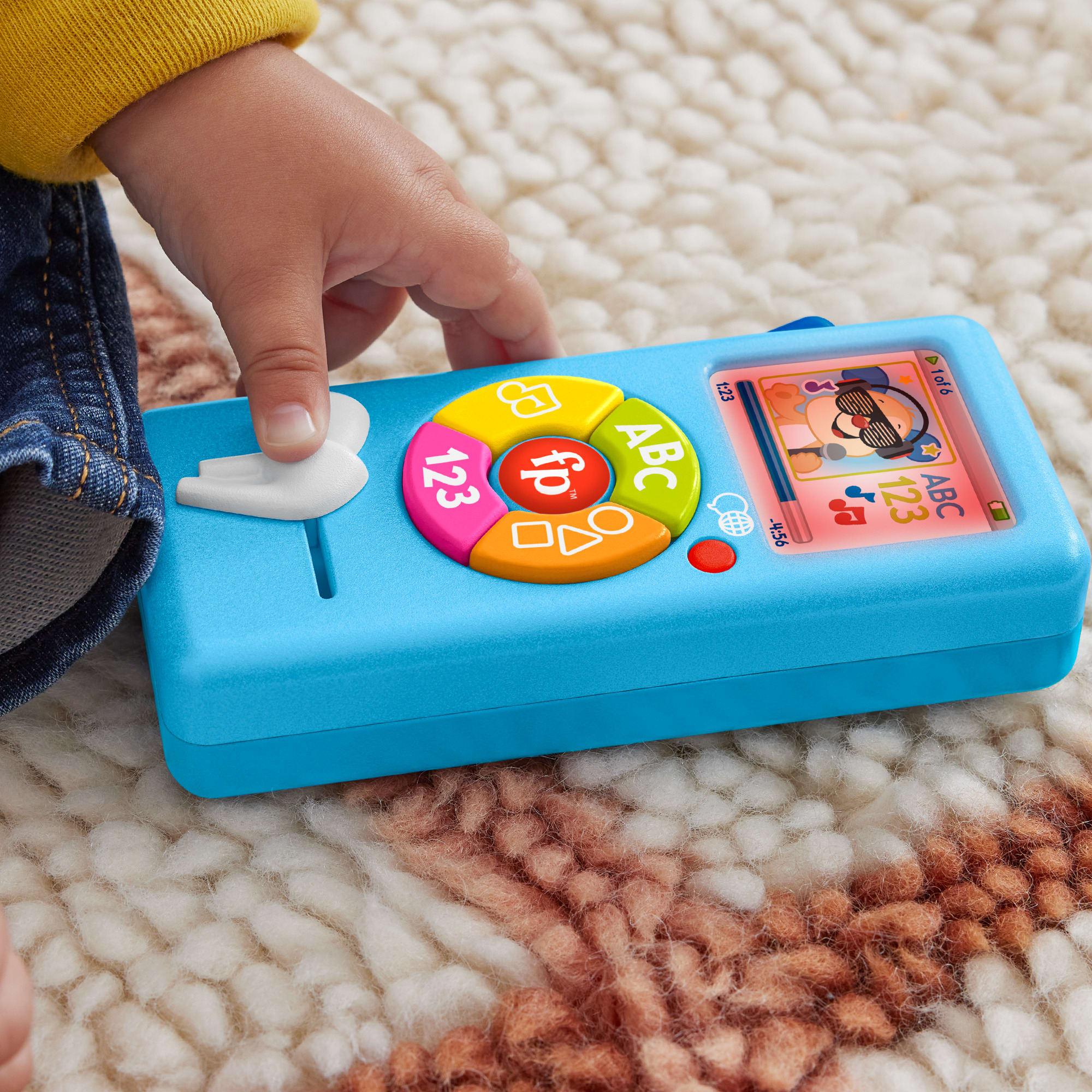 Fisher-Price Ríe y Aprende Juguete para Bebés Reproductor de Música Canta Conmigo