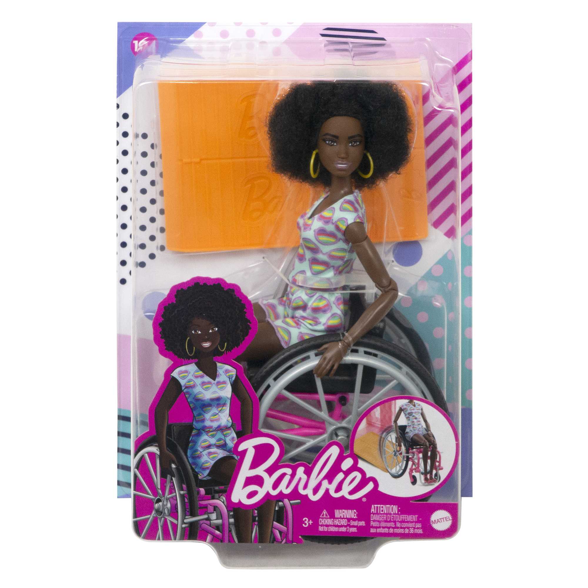 Barbie Fashionistas Poupée Avec Fauteuil Roulant et Rampe