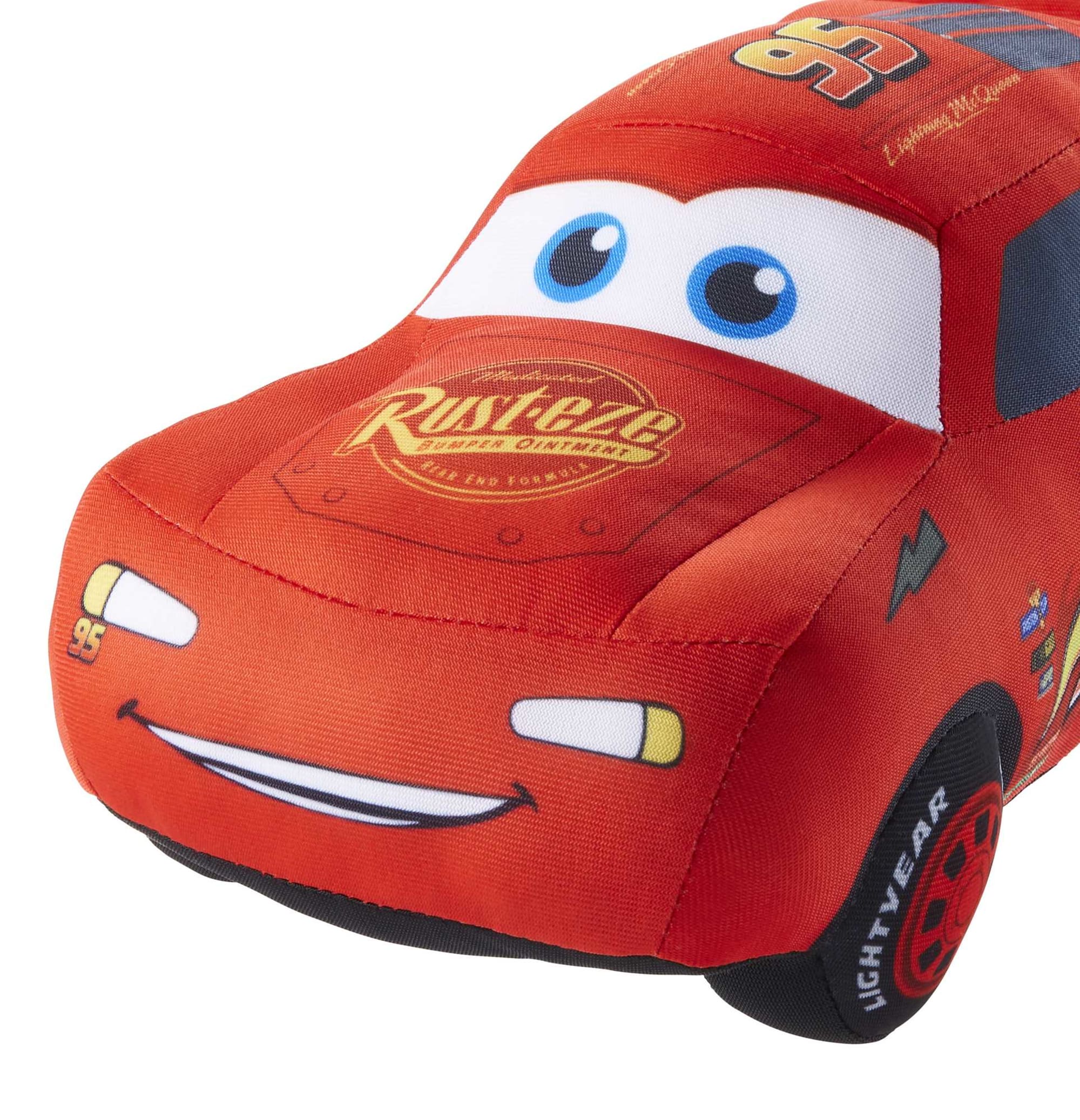 Disney and Pixar Cars Lightning McQueen Talking Soft Plush