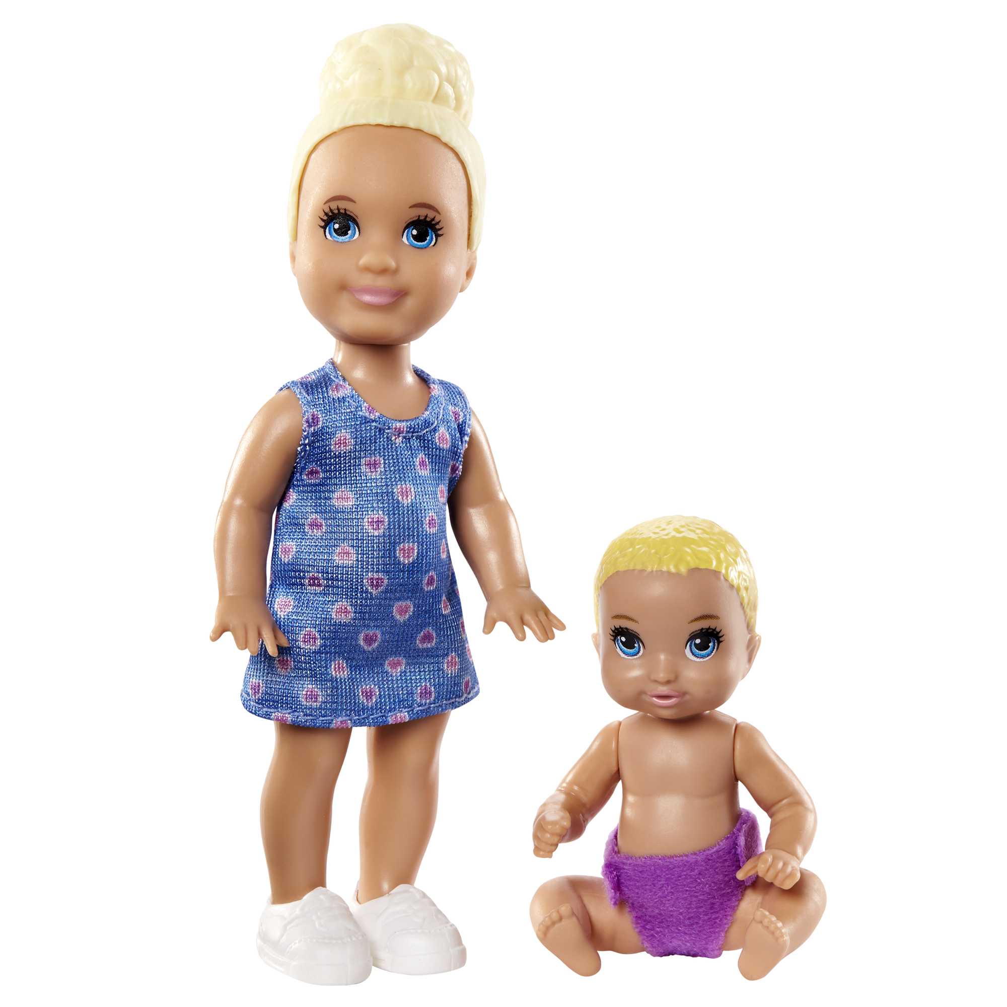  Barbie Skipper Babysitters Inc. Doll & Accessories Set with  9-in Blonde Doll, Baby Doll & 4 Storytelling Pieces for 3 to 7 Year Olds :  Toys & Games