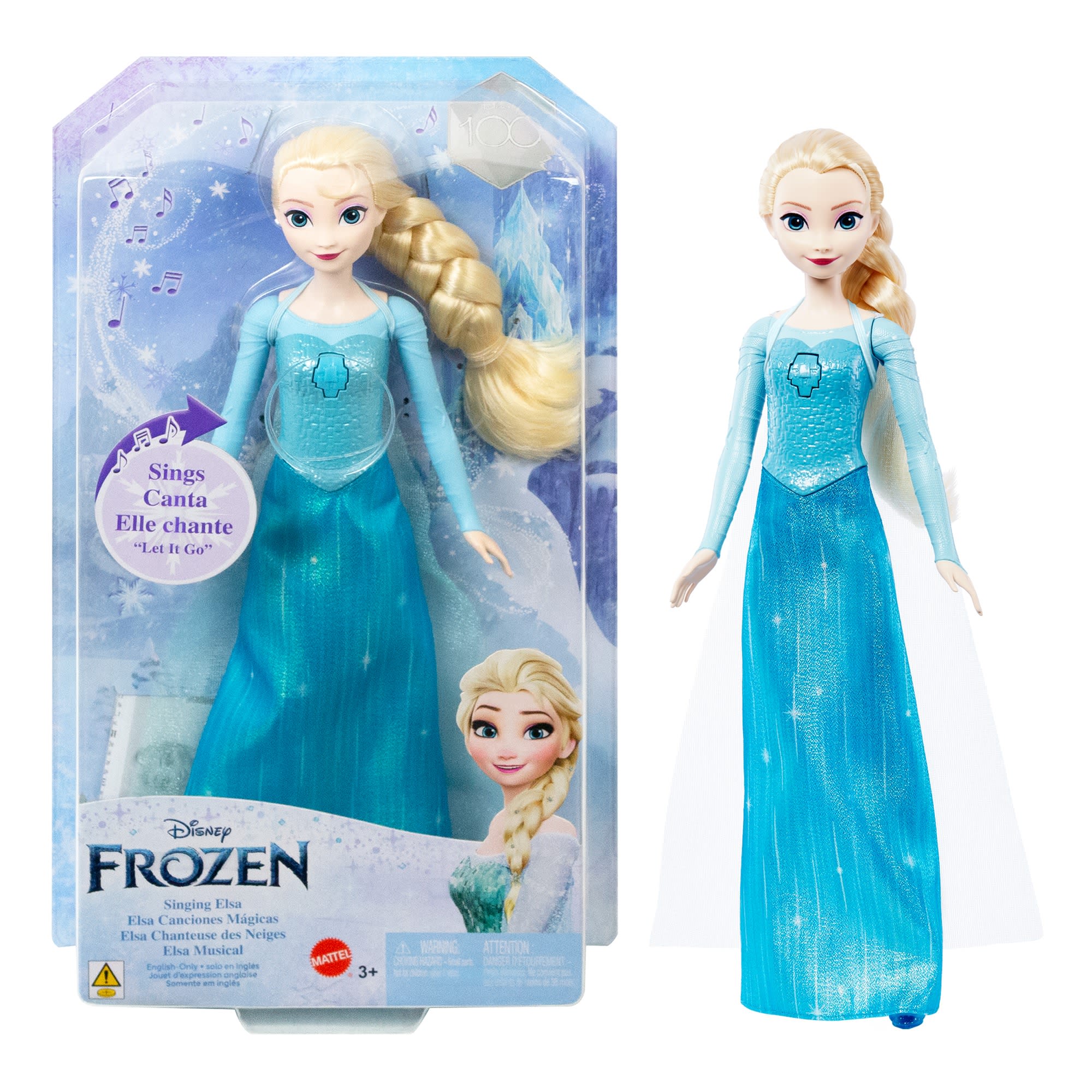 La Reine des neiges, poupée Elsa Découverte magique avec sons et lumières 