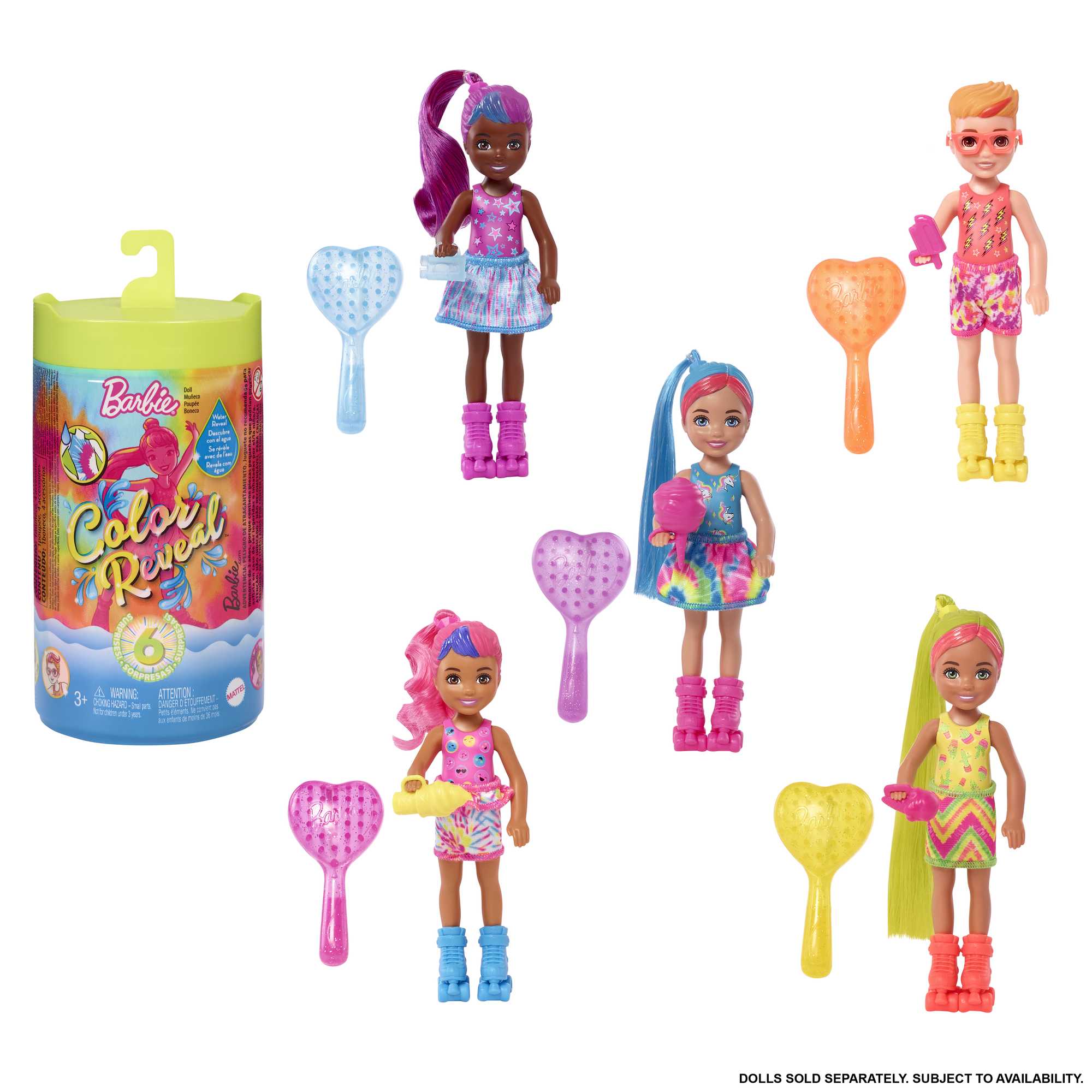 Barbie Chelsea Color Reveal Doll Assortment HCC90 | Mattel