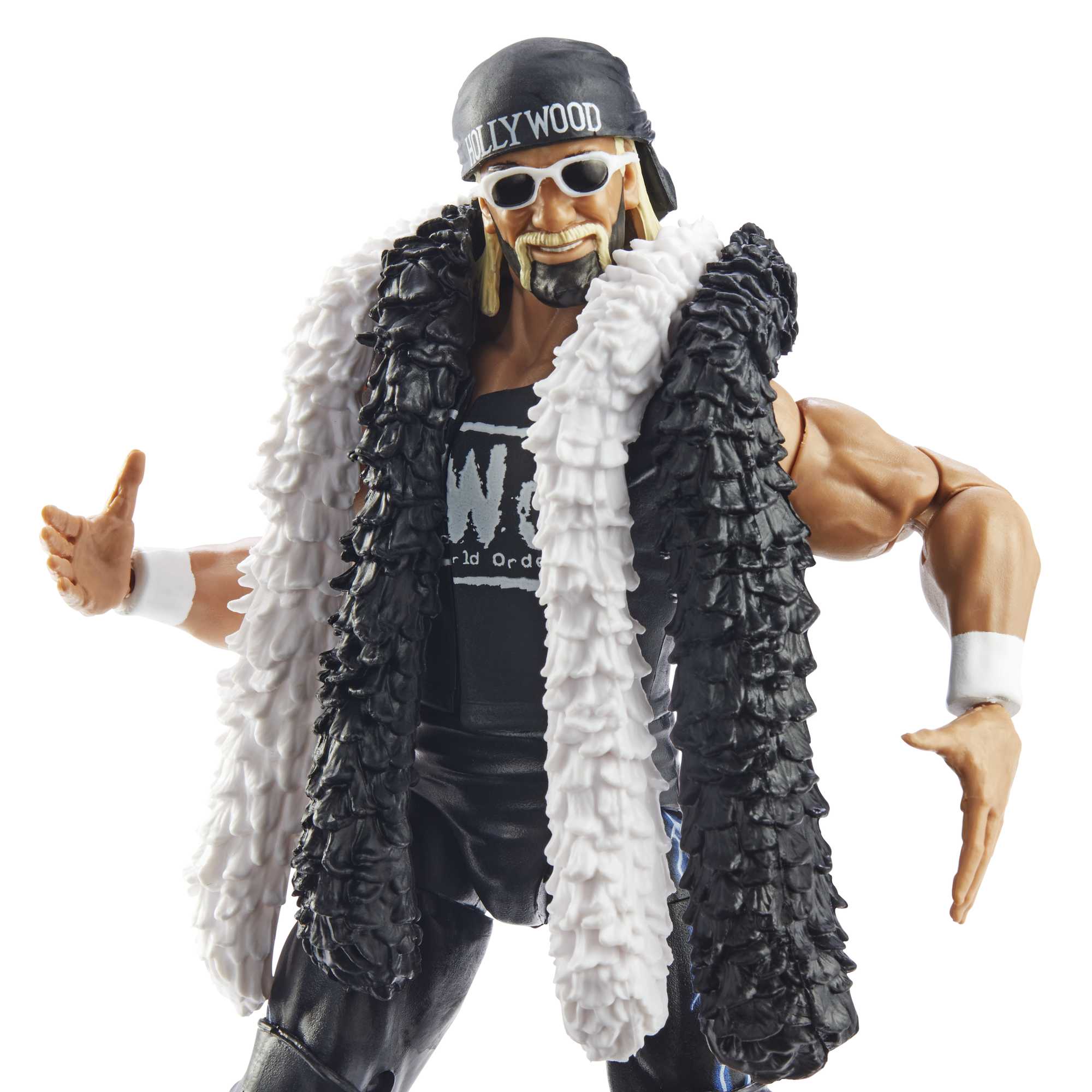 WWE Elite Action Figure Wrestlemania Hollywood Hogan With Build-A-Figure
