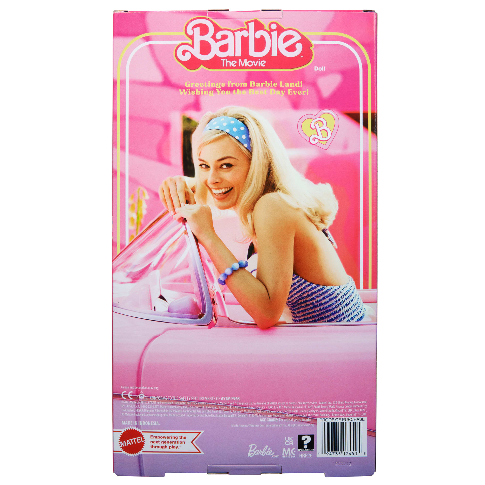 Barbie O Filme Boneca de Coleção De Volta à Barbie Land