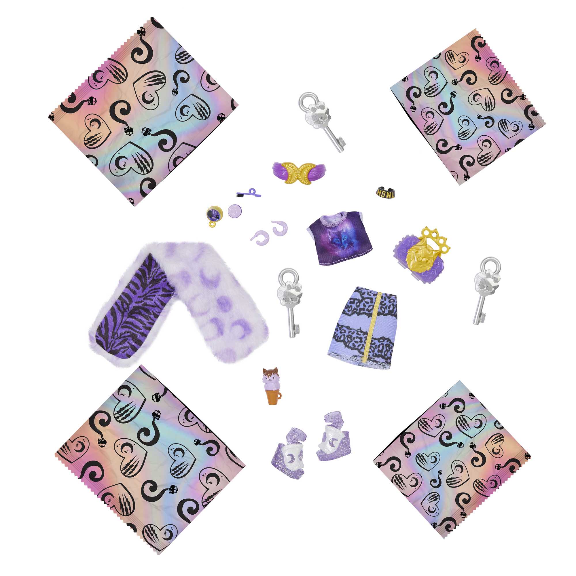 Monster High Muñeca Skulltimates Destellos de Horror Clawdeen