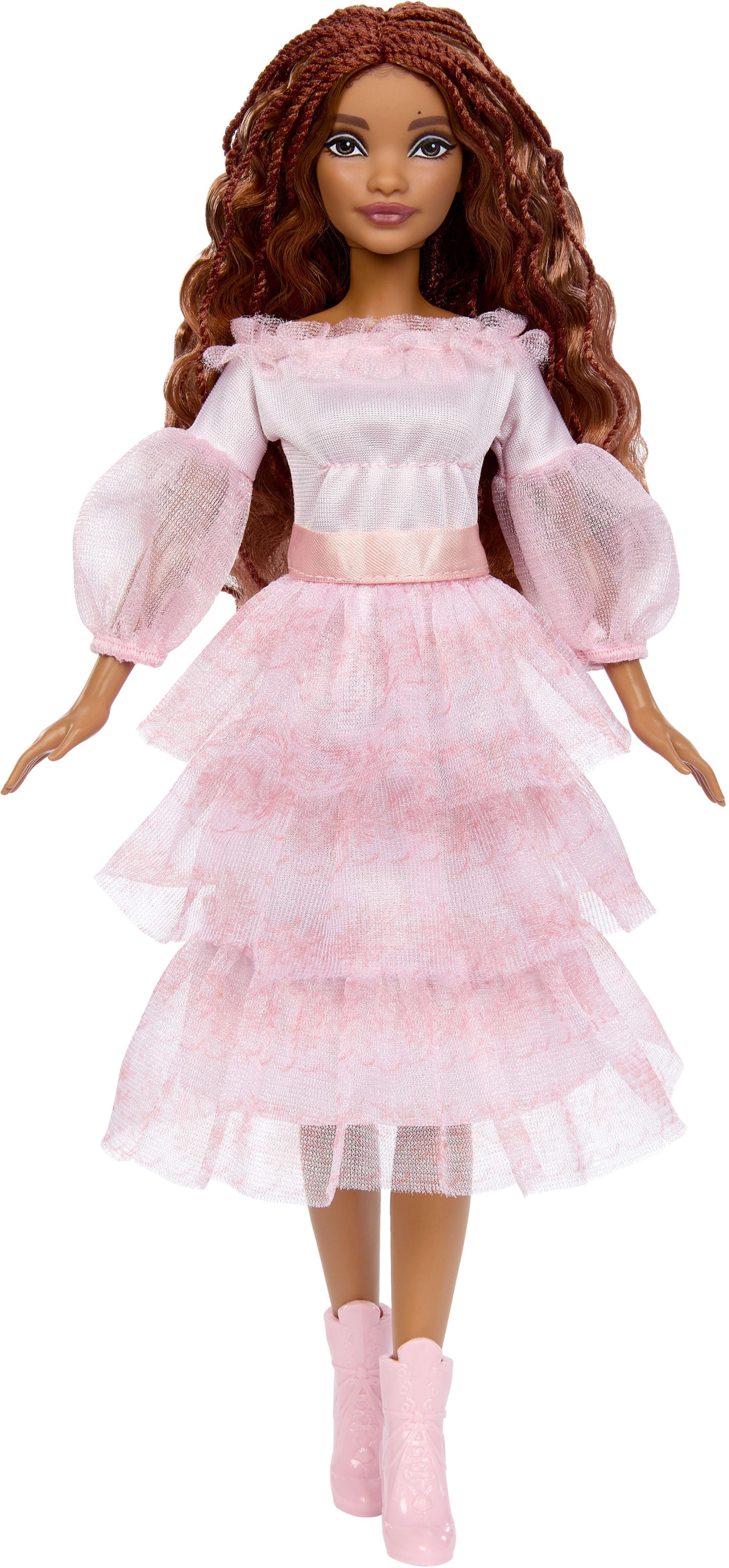 Disney the Little Mermaid Celebration Ariel Fashion Doll With Red Hair And Pink Dress
