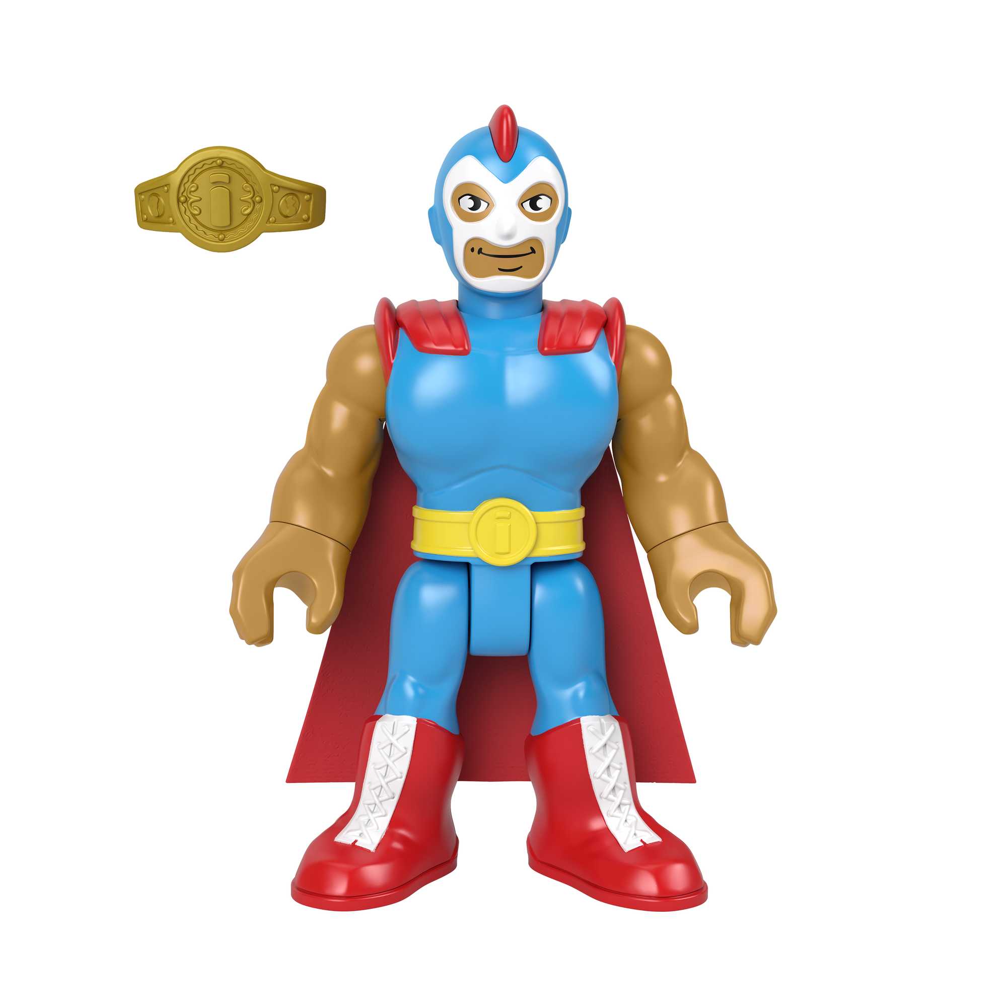 Imaginext Mundo Aventura Figura de Ação Luchador XL 25 cm