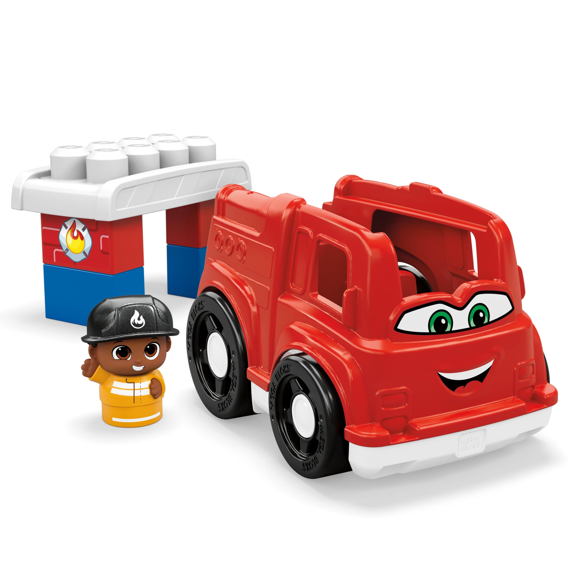 Mega Bloks Juguete de Construcción Pequeño Vehículo de Bomberos