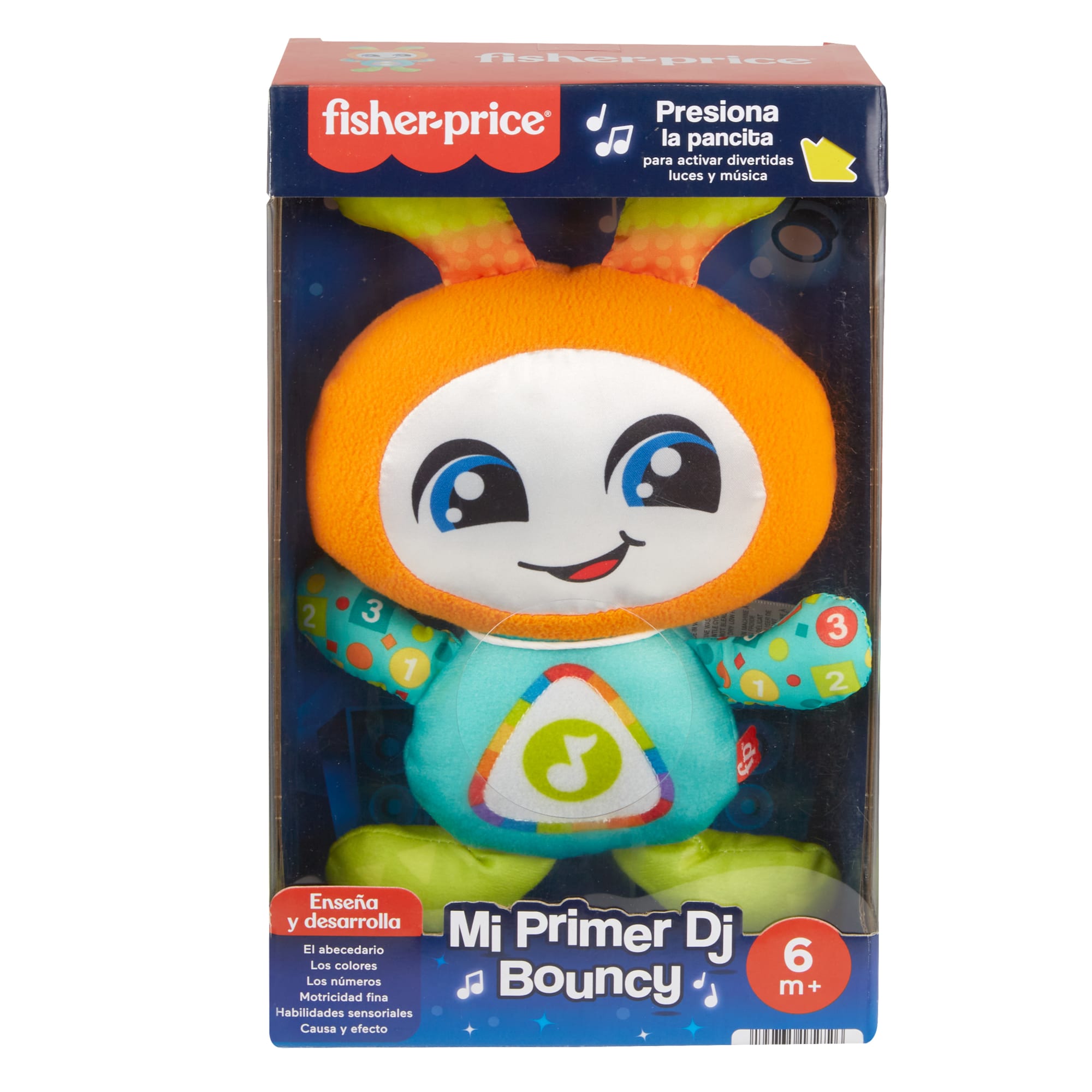 Fisher-Price Juguete para Bebés Mi Primer Dj Bouncy