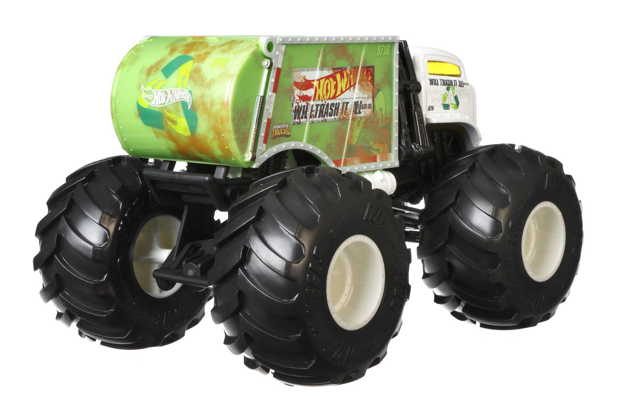 Hot Wheels Monster Trucks Veículo de Brinquedo 1:24 Will Trash It All
