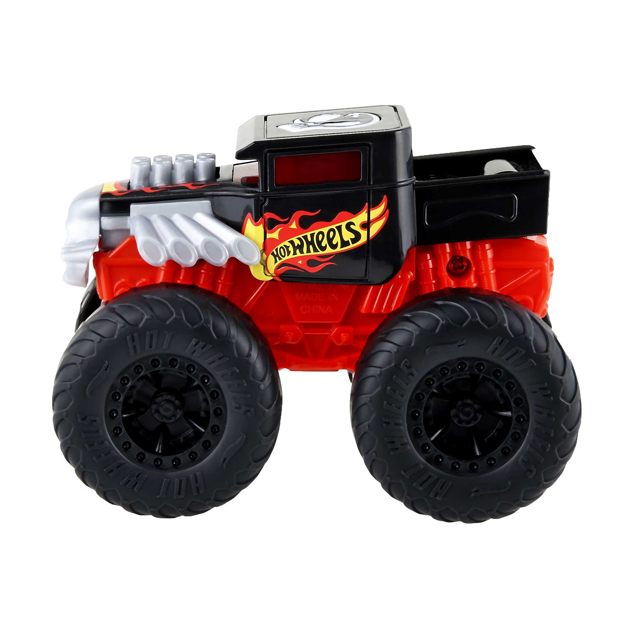 Hot Wheels Monster Trucks Véhicule Bone Shaker Sons et Lumières