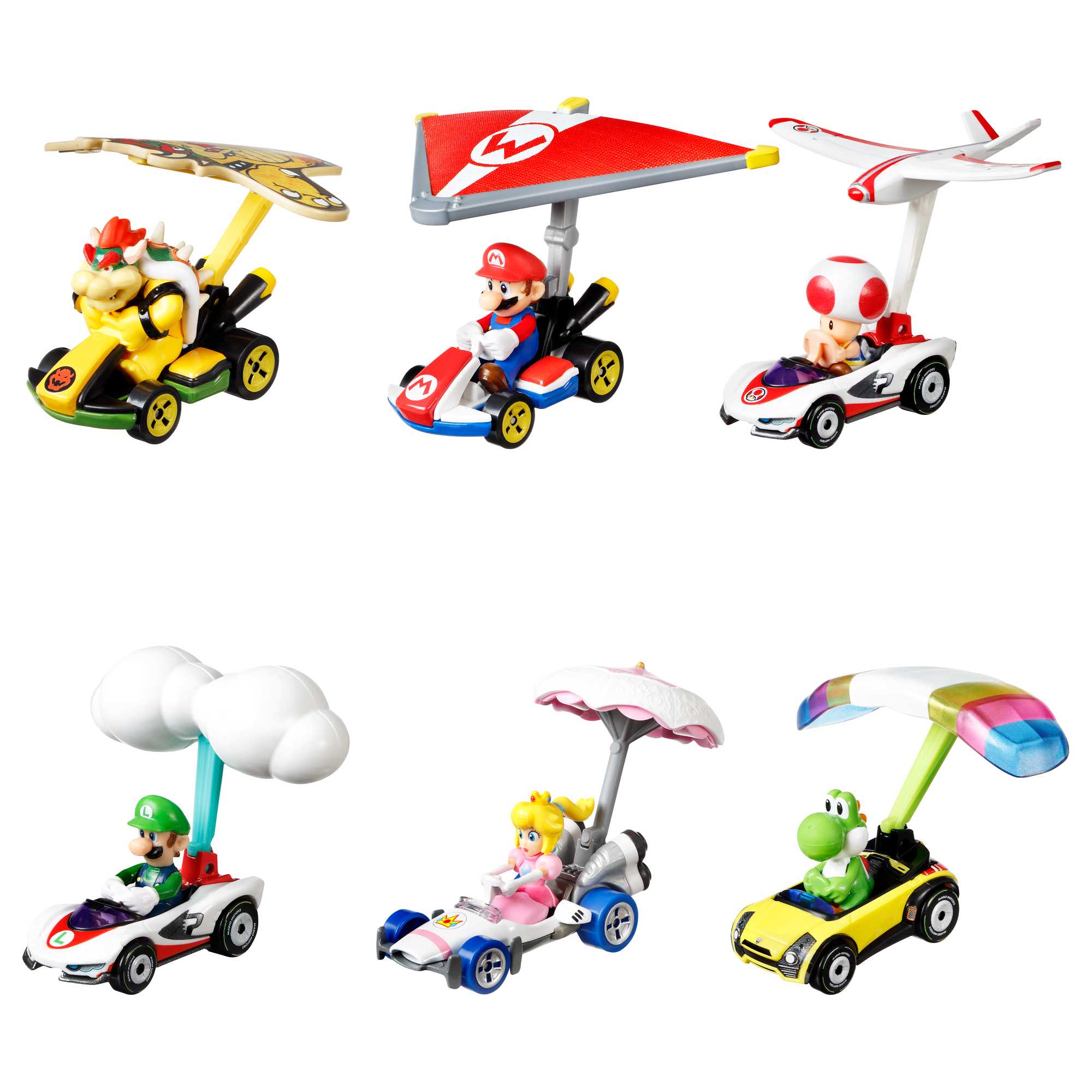Nintendo mario kart - circuit carrera go p-wing, vehicules-garages