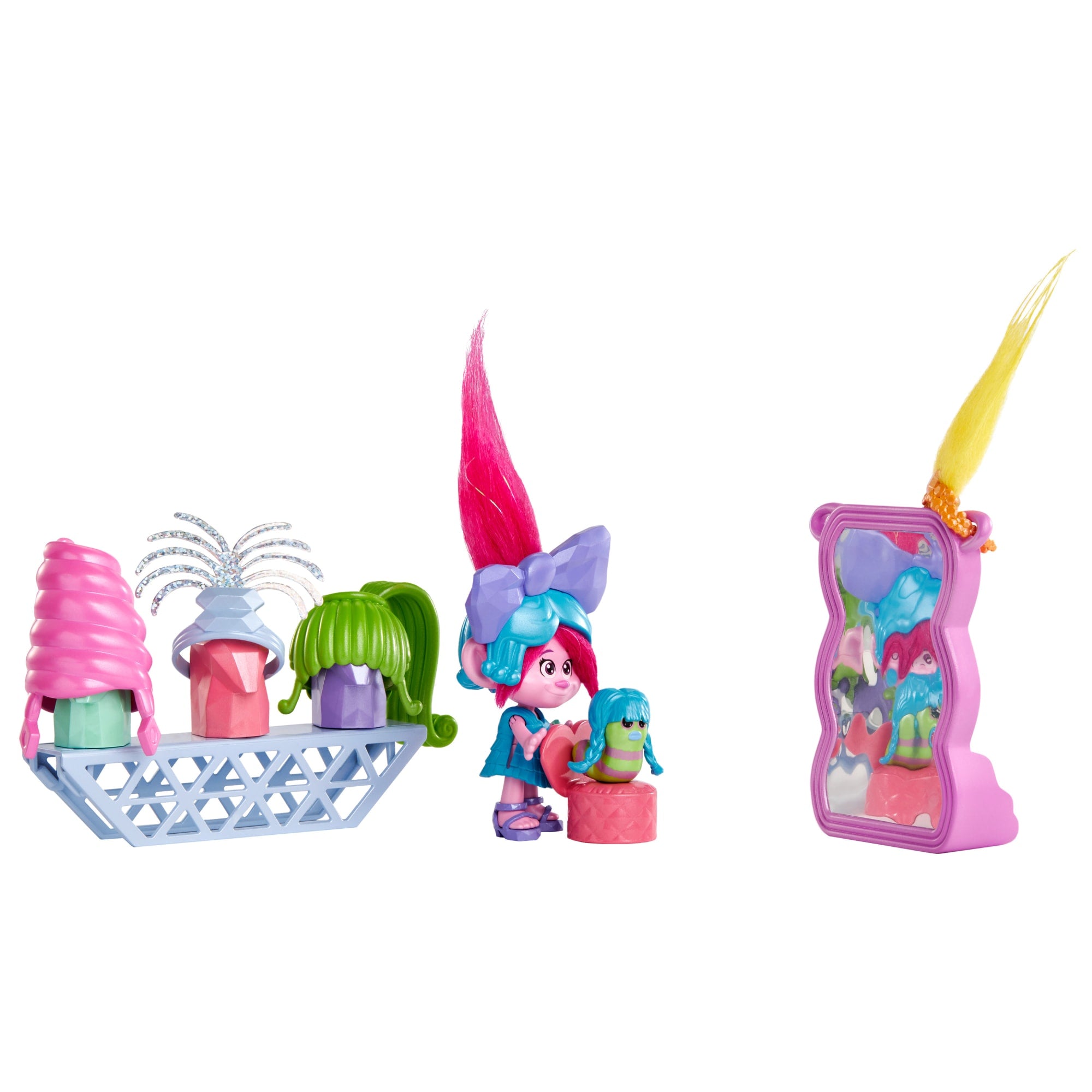 Dreamworks Trolls Band Together Garde-Robe Échevelée, Reine Poppy