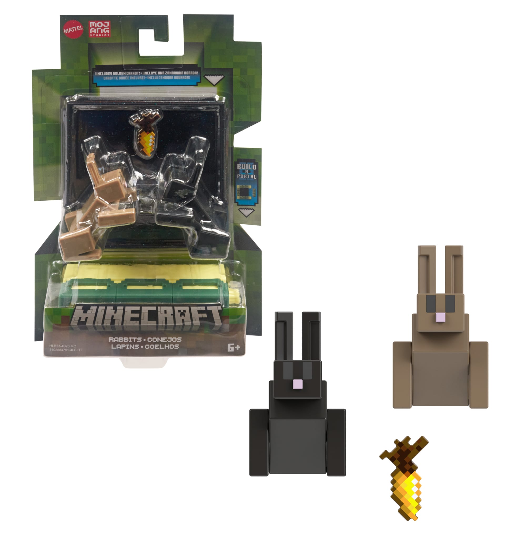 Minecraft Vanilla Figura de Brinquedo Coelho deco 3.25"