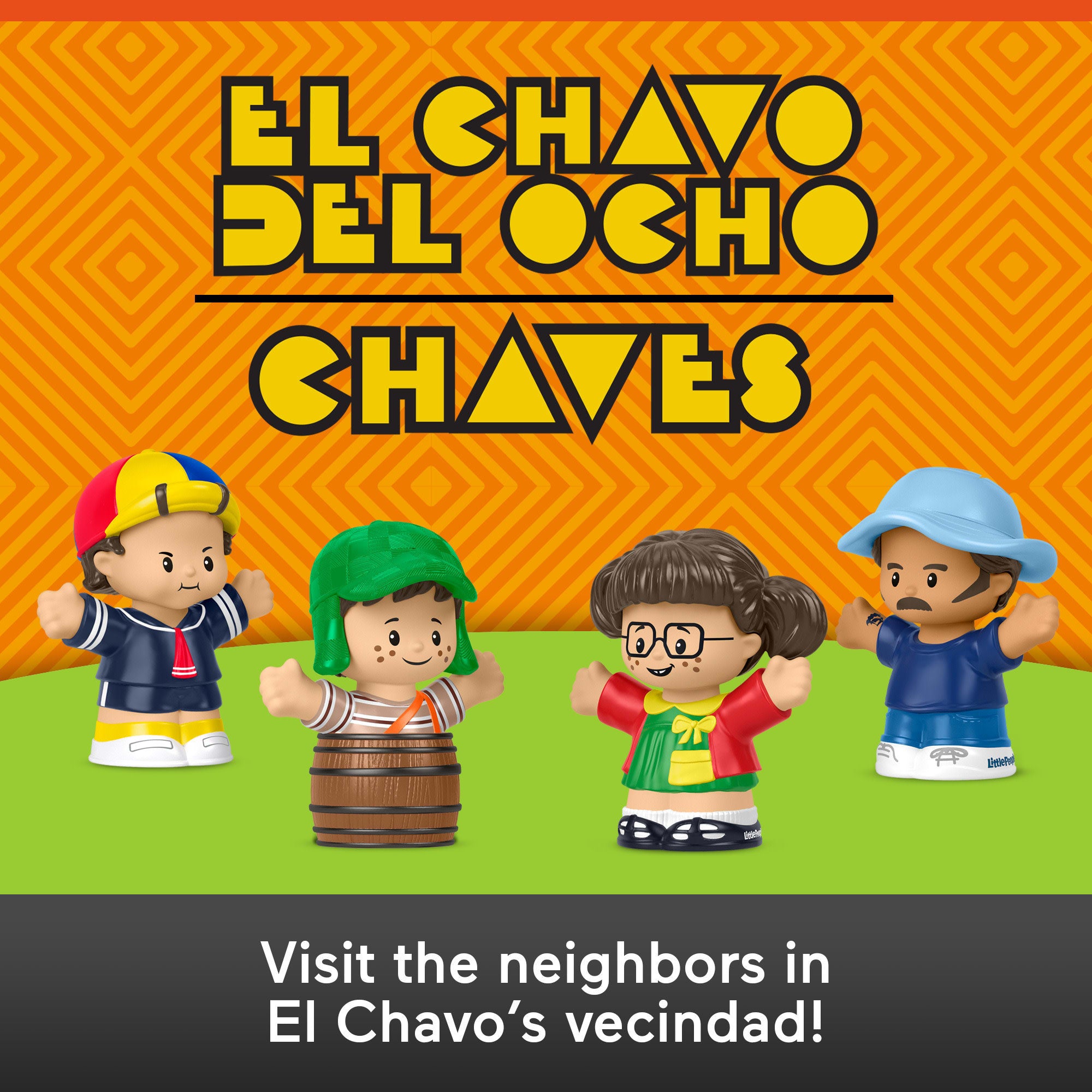 Little People Collector El Chavo Special Edition Set For Adults & Fans, 4 Figures