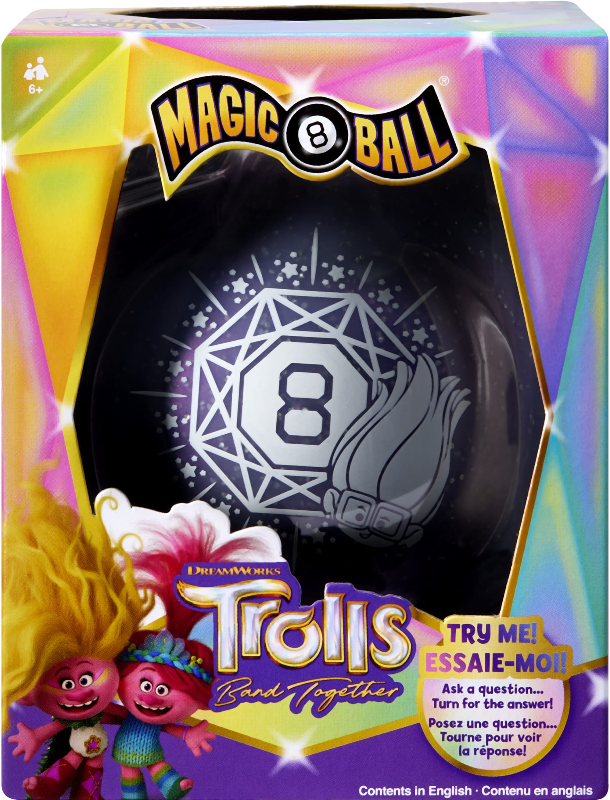 Magic 8 Ball Kids Toy, Novelty Fortune Teller, Ask a Question & Turn Over  for Answer